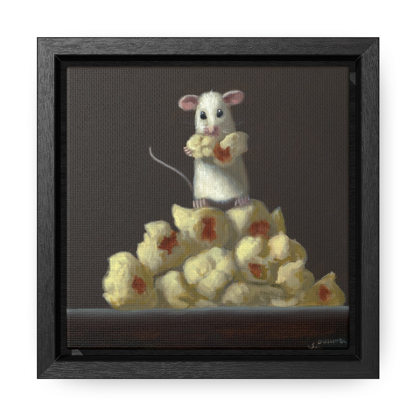 Stuart Dunkel: "More Butter" - Framed Canvas Reproduction