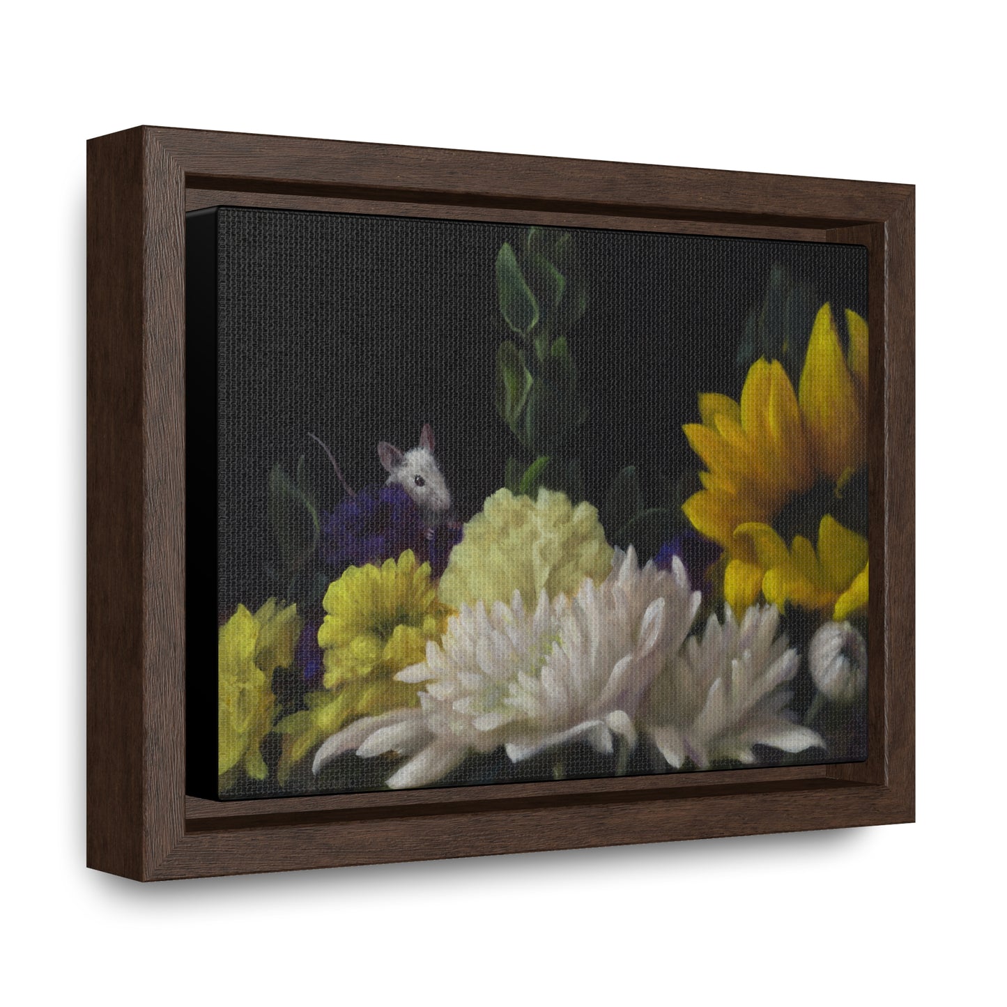 Stuart Dunkel: "Flower Power" - Framed Canvas Reproduction