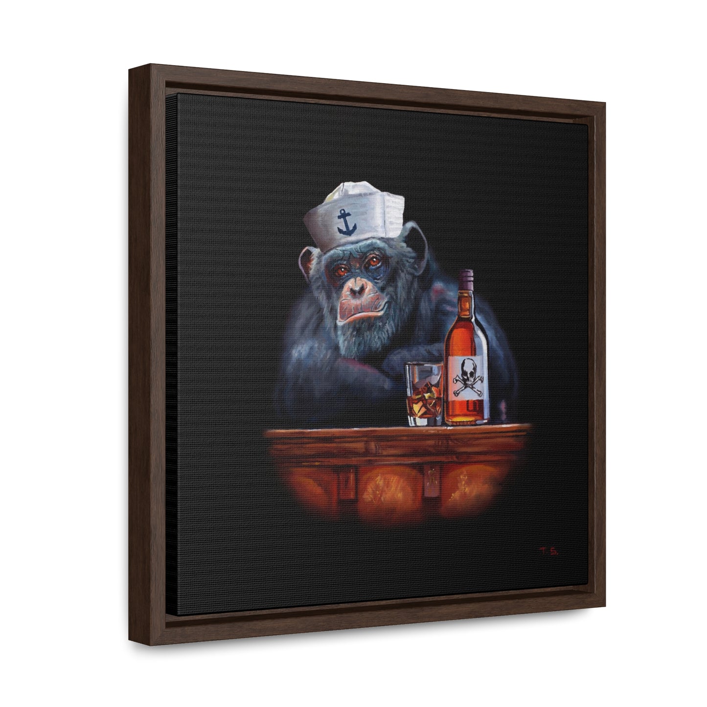 Tony South: "Ahoy" - Framed Canvas Reproduction
