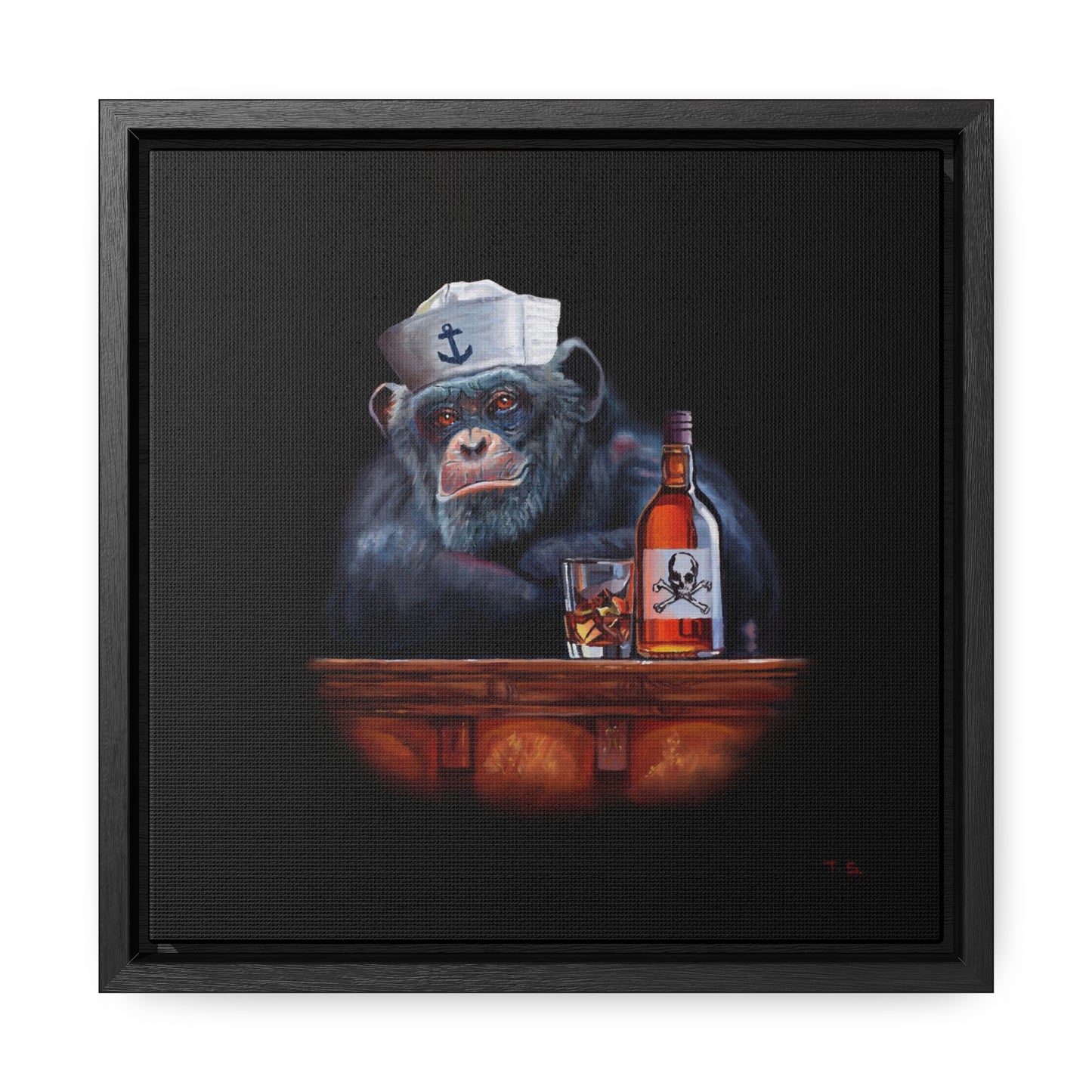 Tony South: "Ahoy" - Framed Canvas Reproduction