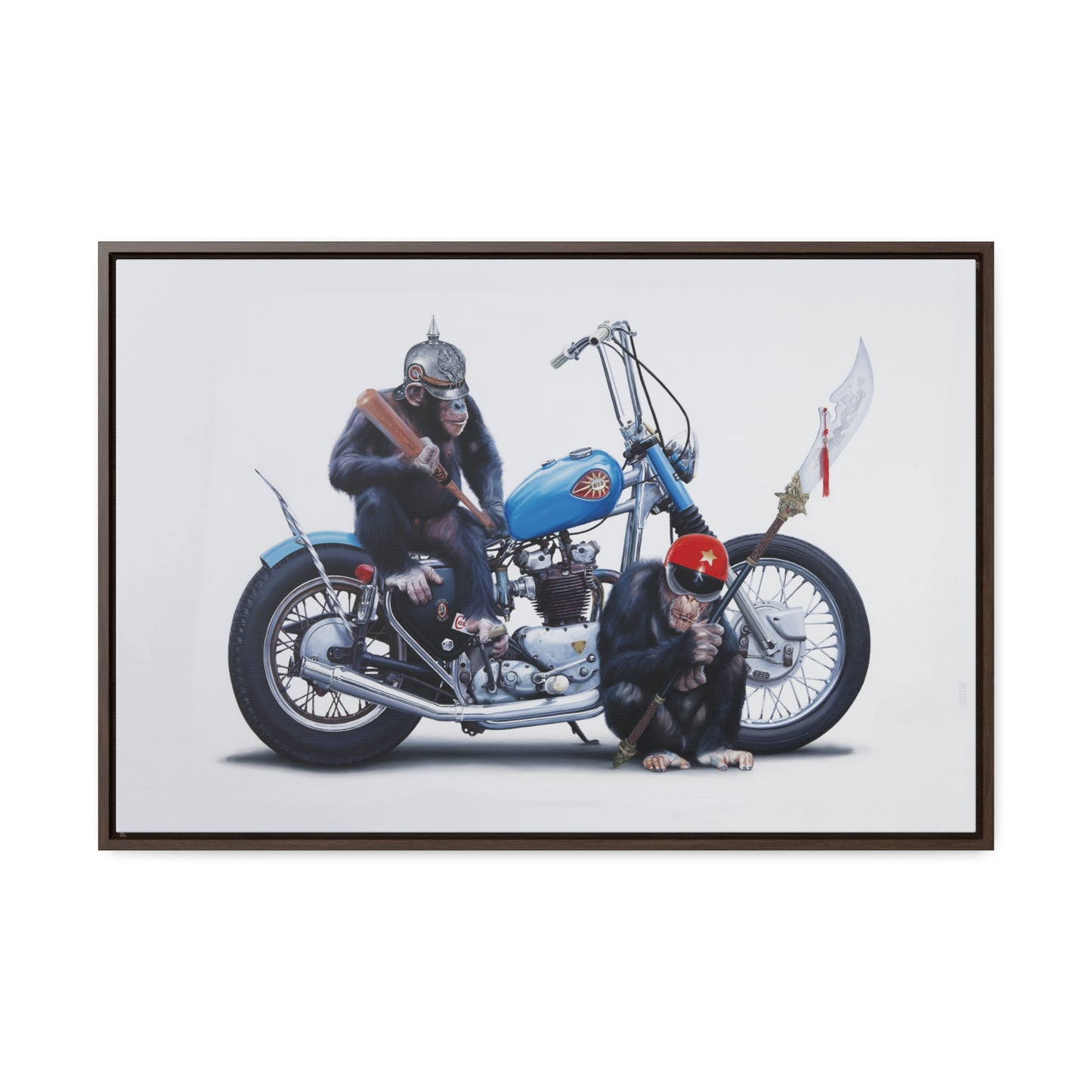 Tony South: "Defunct" - Framed Canvas Reproduction