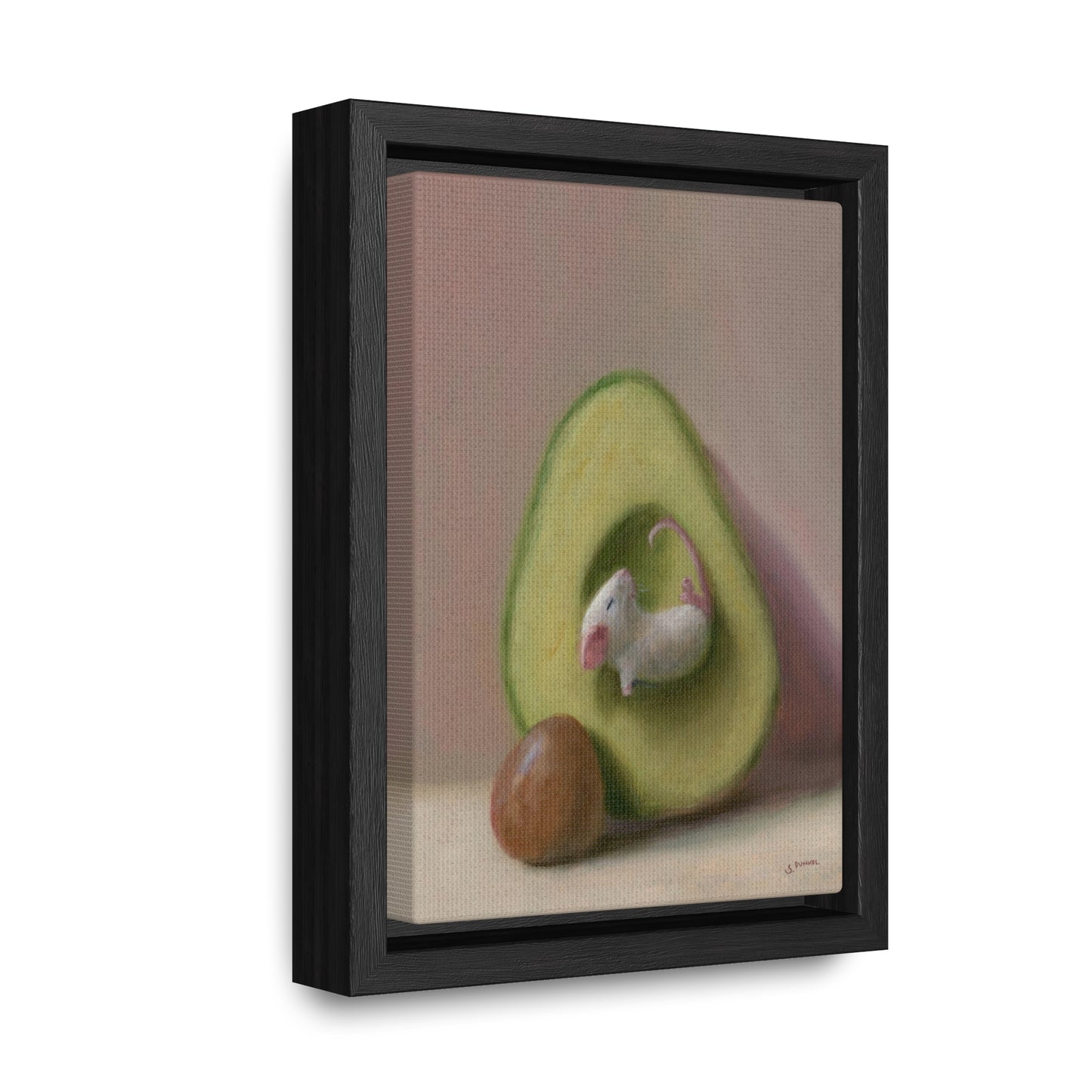 Copy of Stuart Dunkel: "Nappy" - Framed Canvas Reproduction