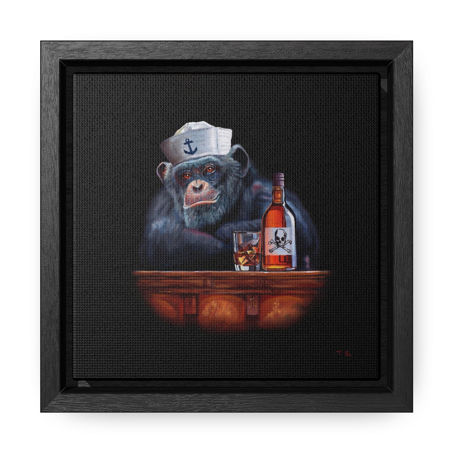 Tony South: "Ahoy" - Framed Canvas Reproduction