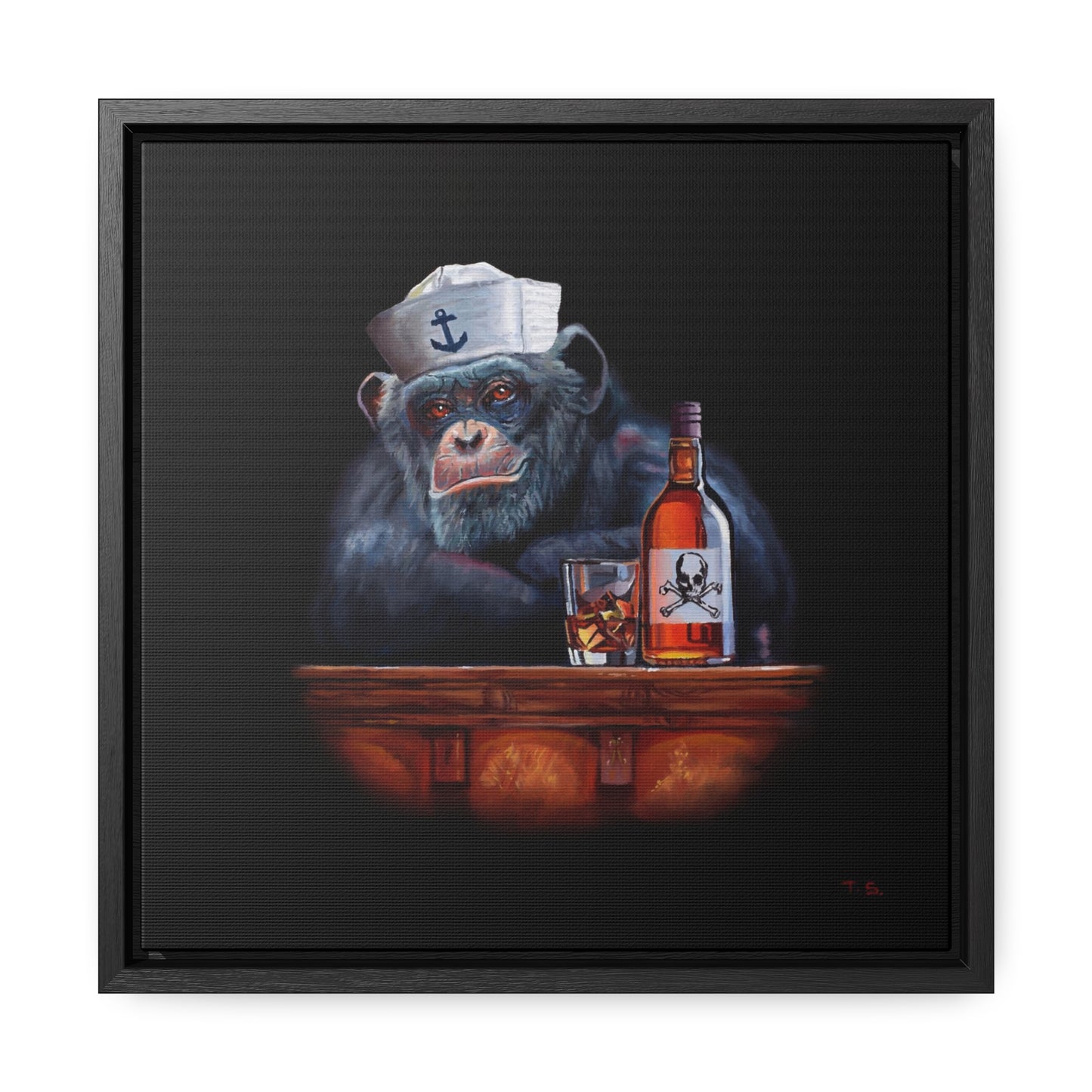 Tony South: "Ahoy" - Framed Canvas Reproduction