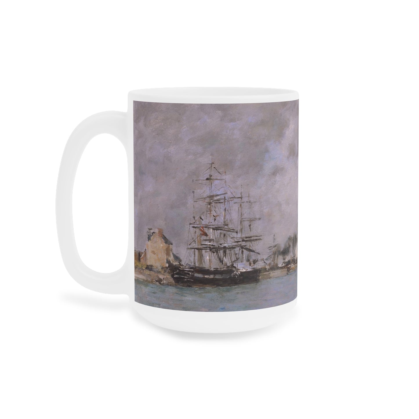 Eugene Boudin: "Deauville, le bassin" Ceramic Mug (11oz\15oz\20oz)