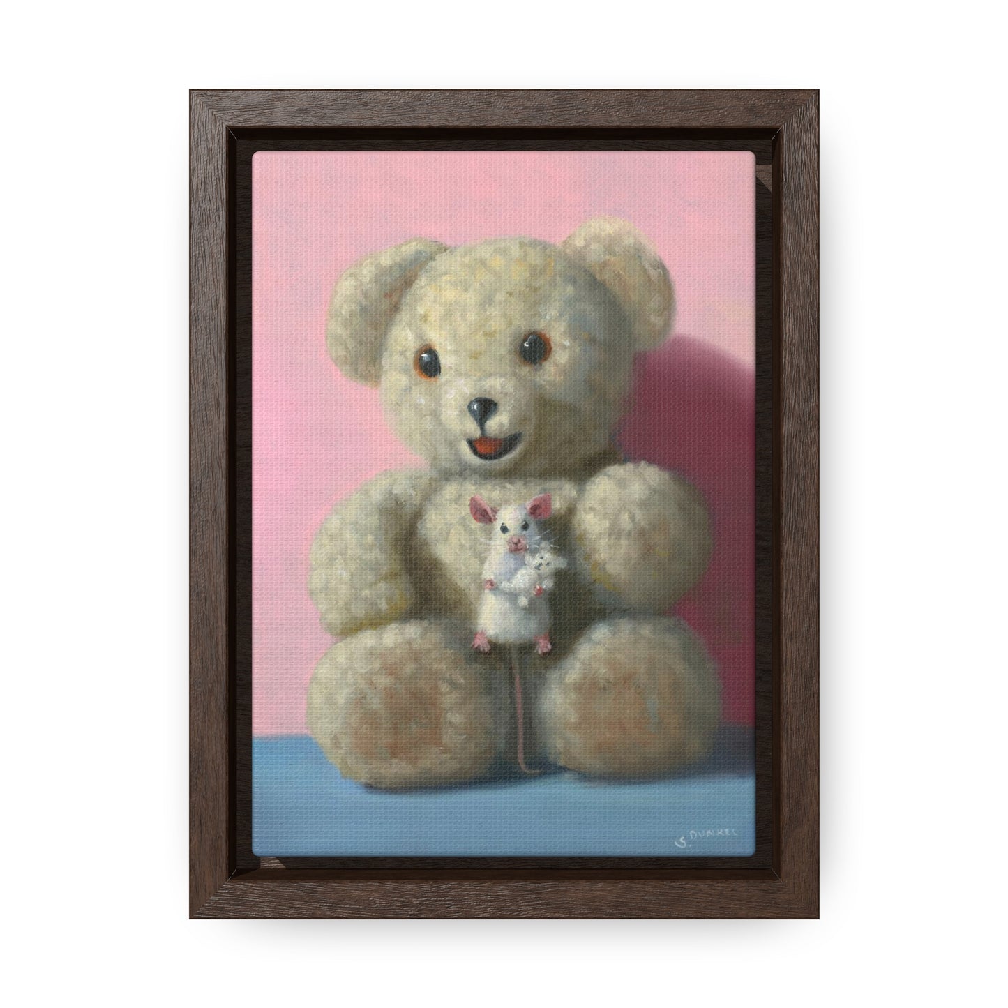 Stuart Dunkel: "Teddies" - Framed Canvas Reproduction