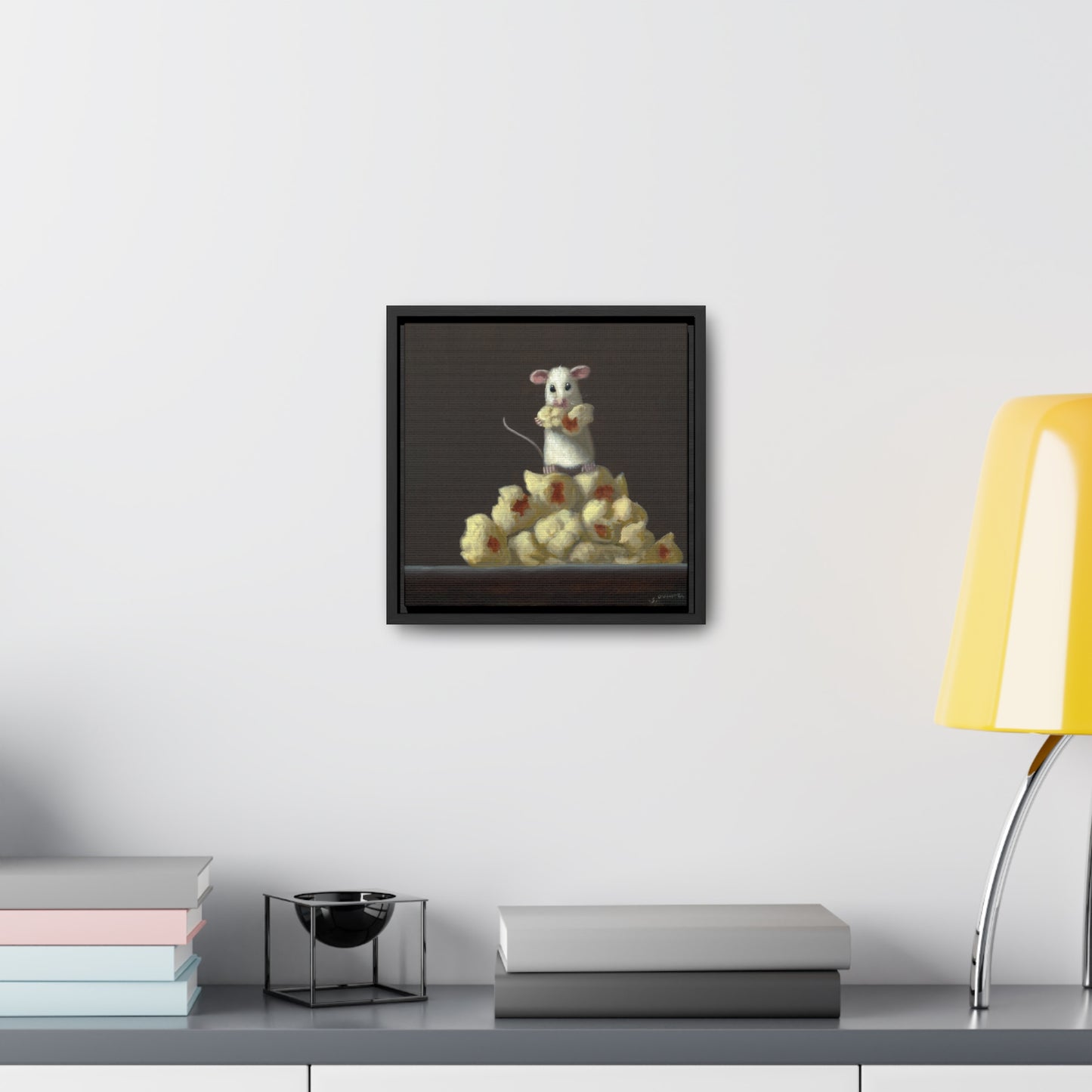 Stuart Dunkel: "More Butter" - Framed Canvas Reproduction