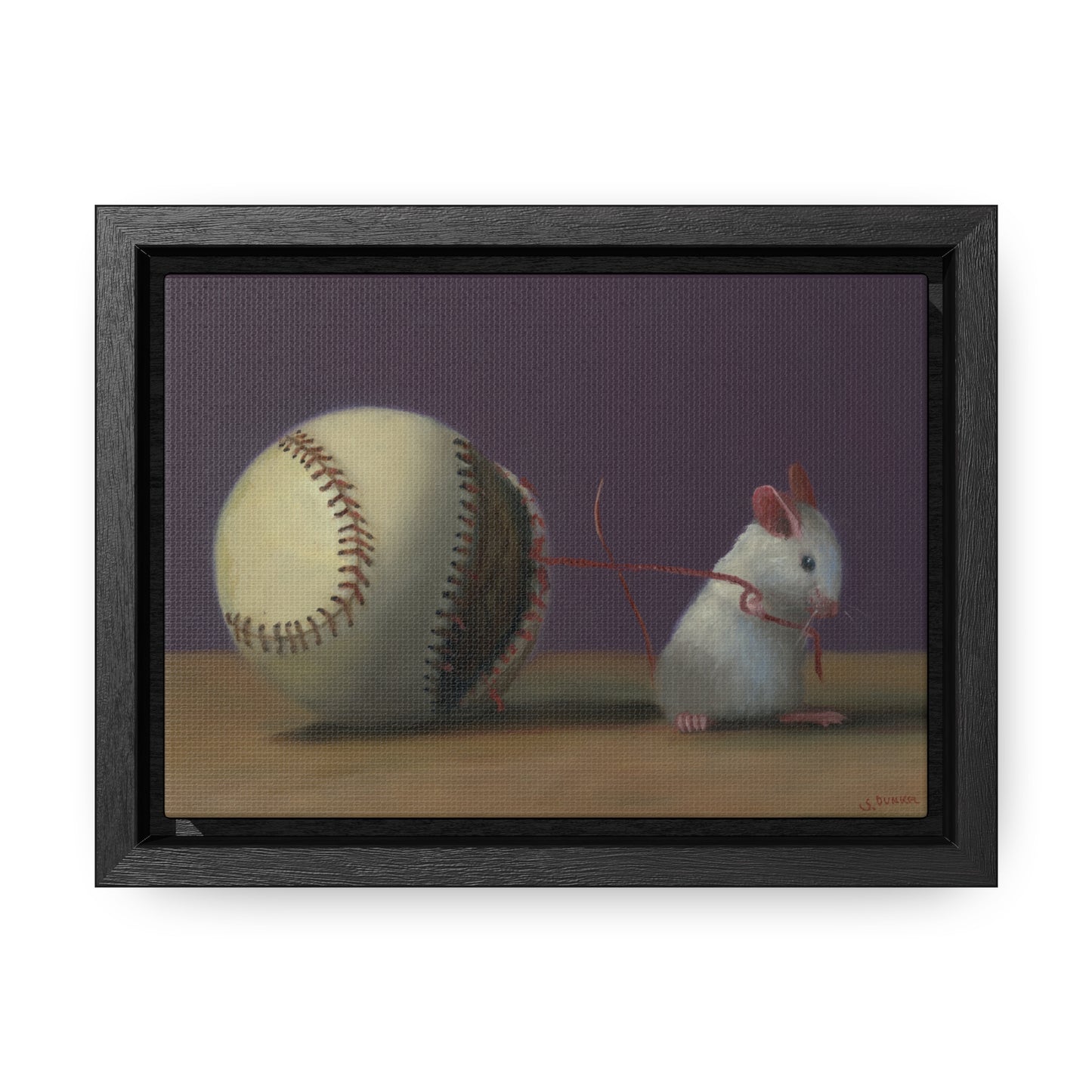 Stuart Dunkel's "Strike One" - Framed Canvas Reproduction