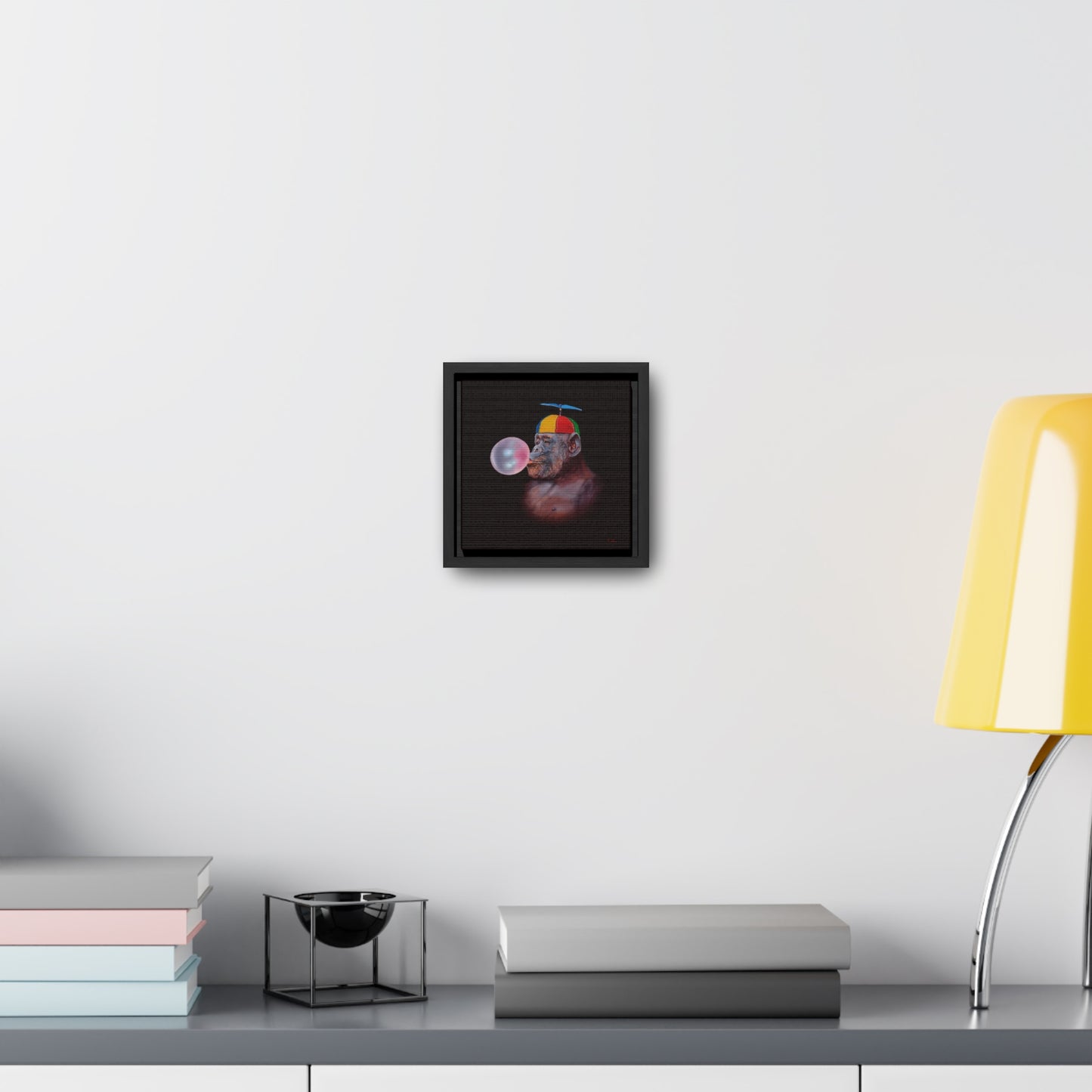Tony South: "Inflate" - Framed Canvas Reproduction