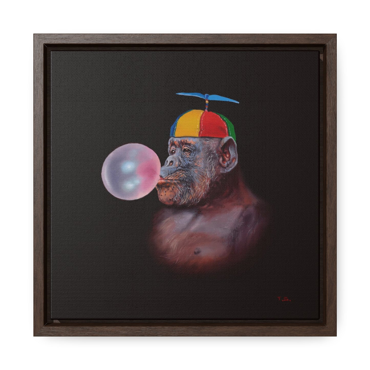Tony South: "Inflate" - Framed Canvas Reproduction