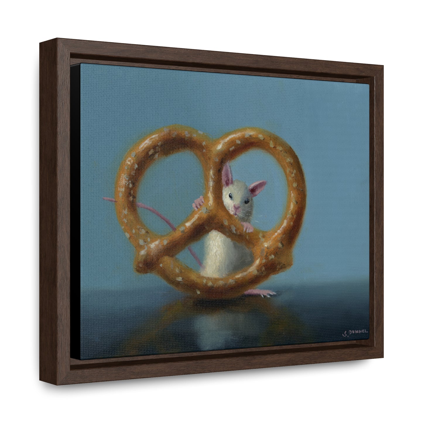 Stuart Dunkel: "Behind Bars" - Framed Canvas Reproduction
