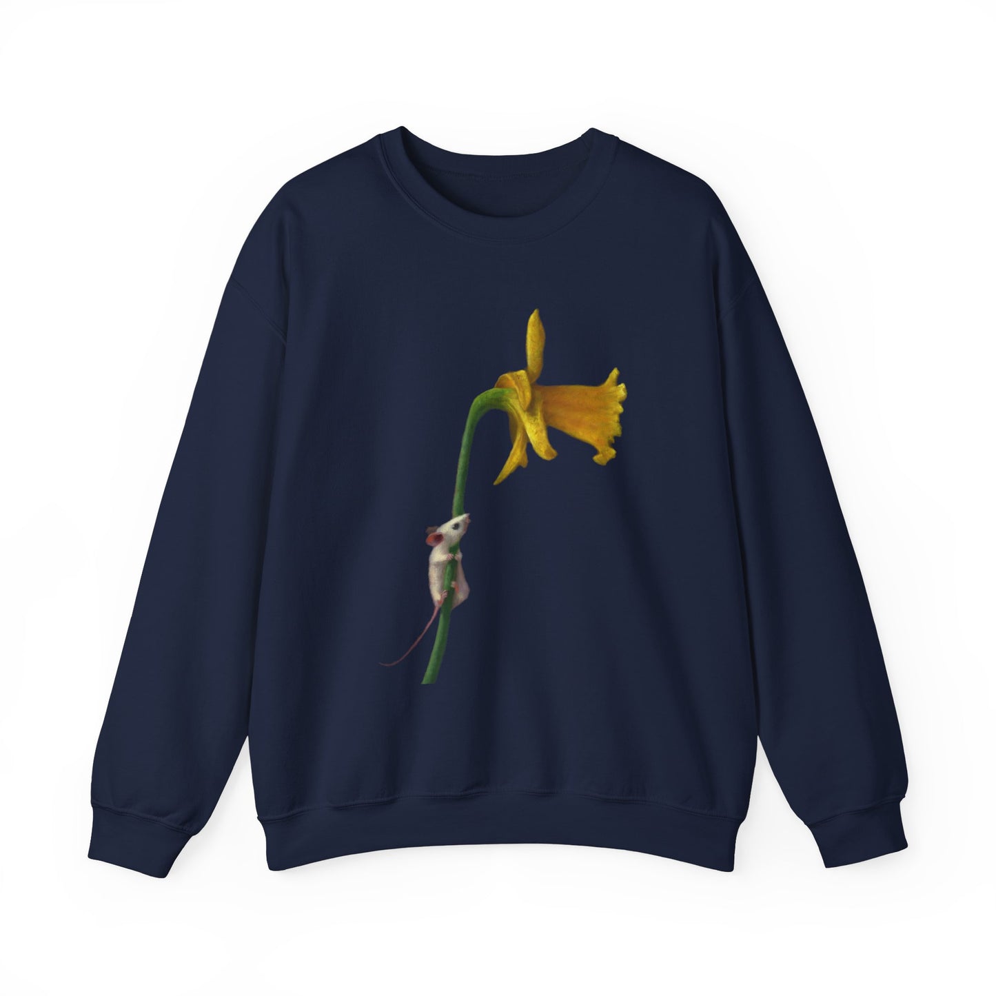 Stuart Dunkel: "Curious Yellow" Crewneck Sweatshirt