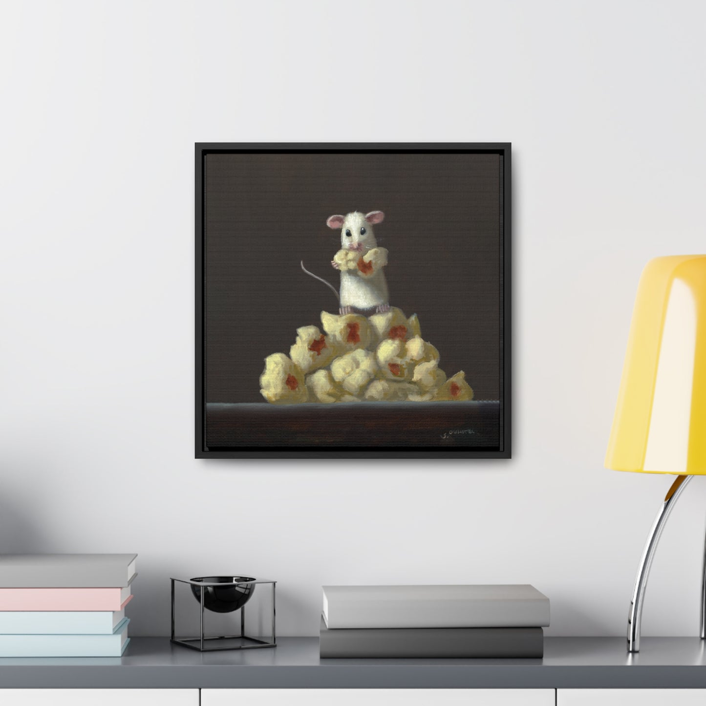 Stuart Dunkel: "More Butter" - Framed Canvas Reproduction