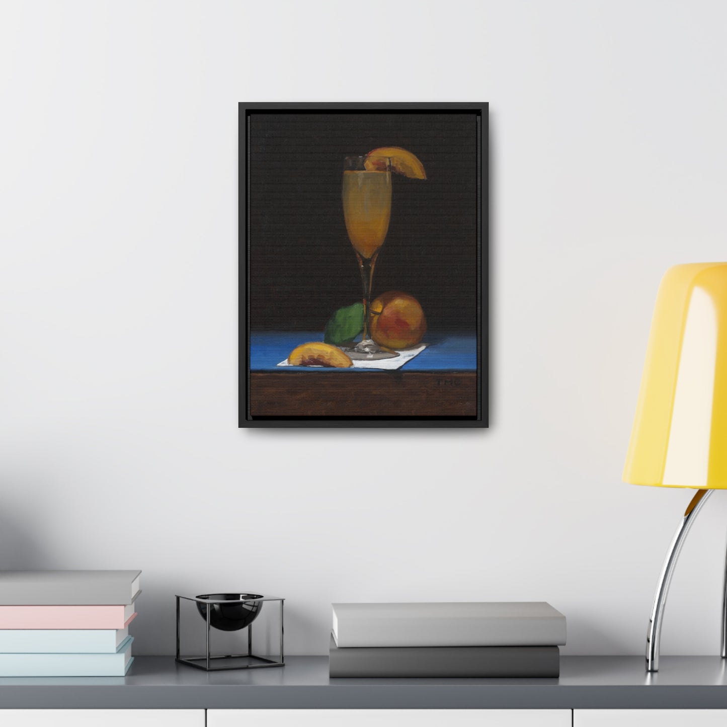Todd M Casey: "Bellini" - Framed Canvas Reproduction
