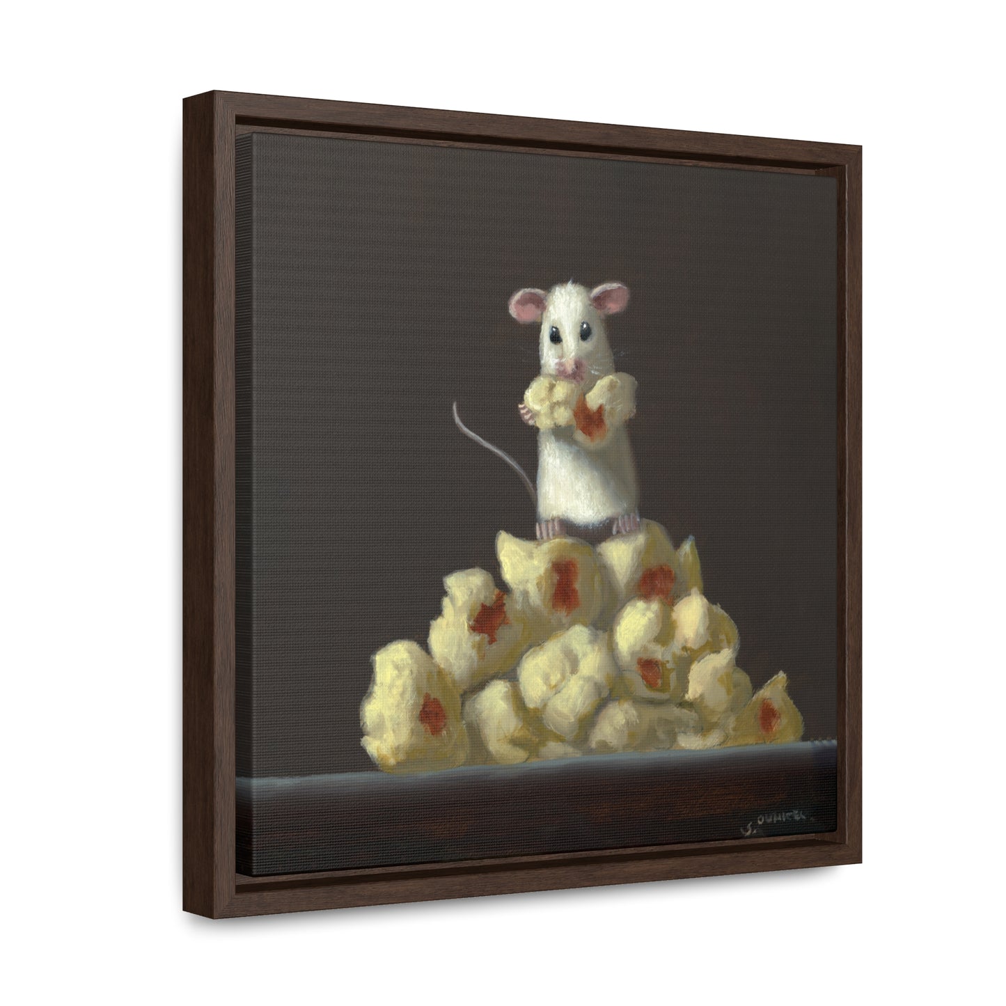 Stuart Dunkel: "More Butter" - Framed Canvas Reproduction