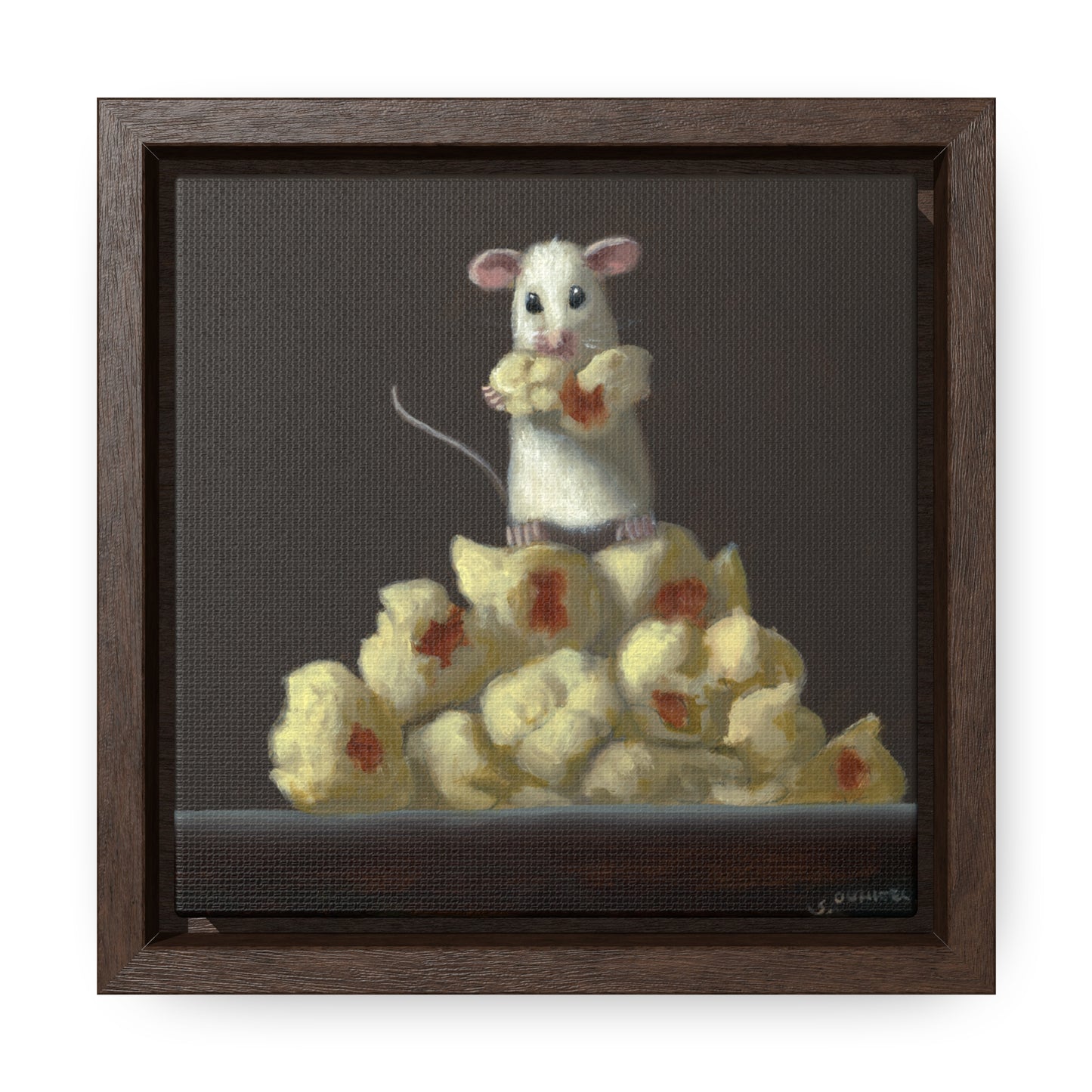 Stuart Dunkel: "More Butter" - Framed Canvas Reproduction