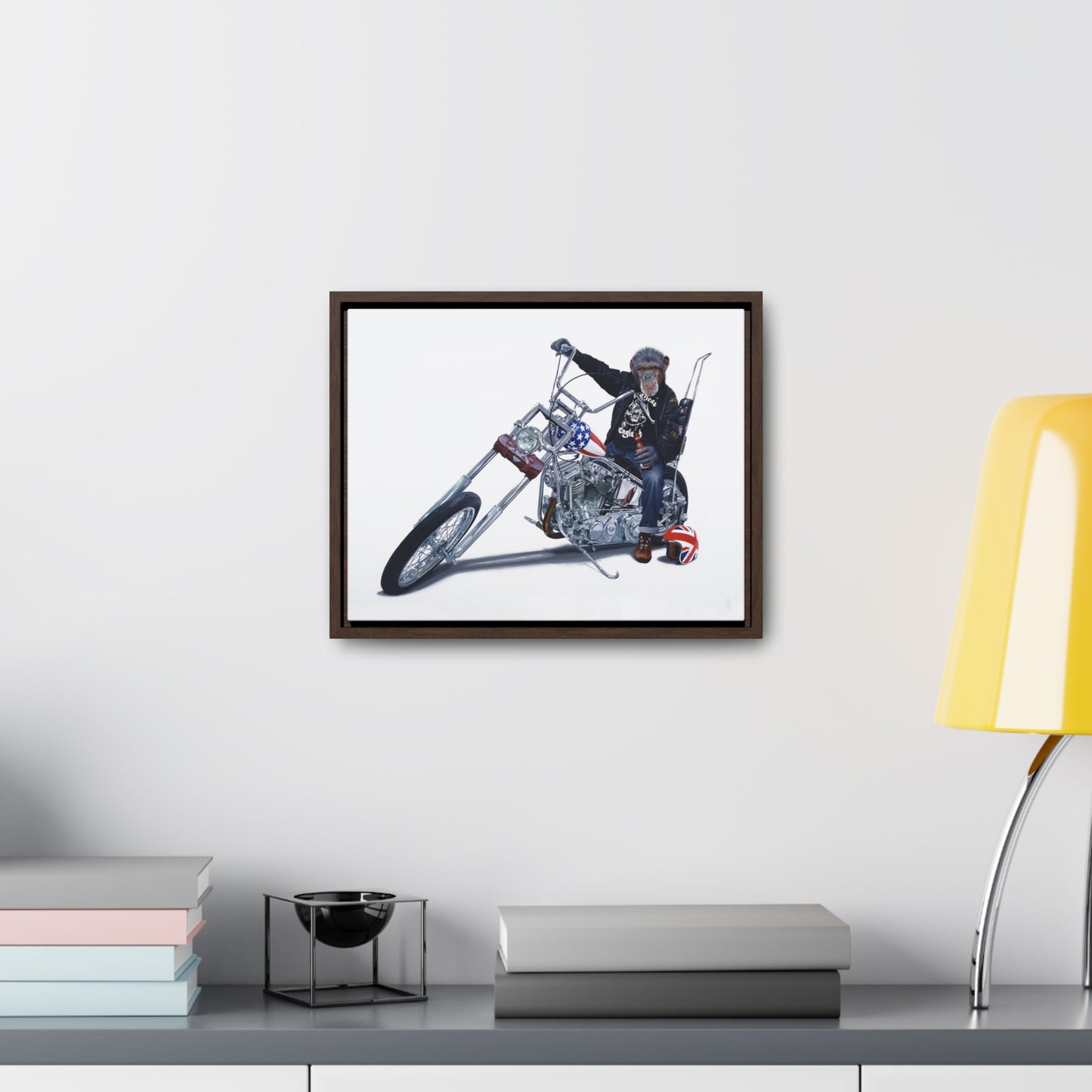 Tony South: "An Englishman in New York" - Framed Canvas Reproduction