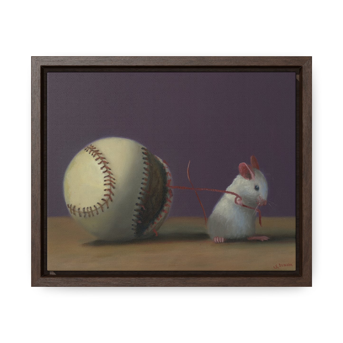Stuart Dunkel's "Strike One" - Framed Canvas Reproduction