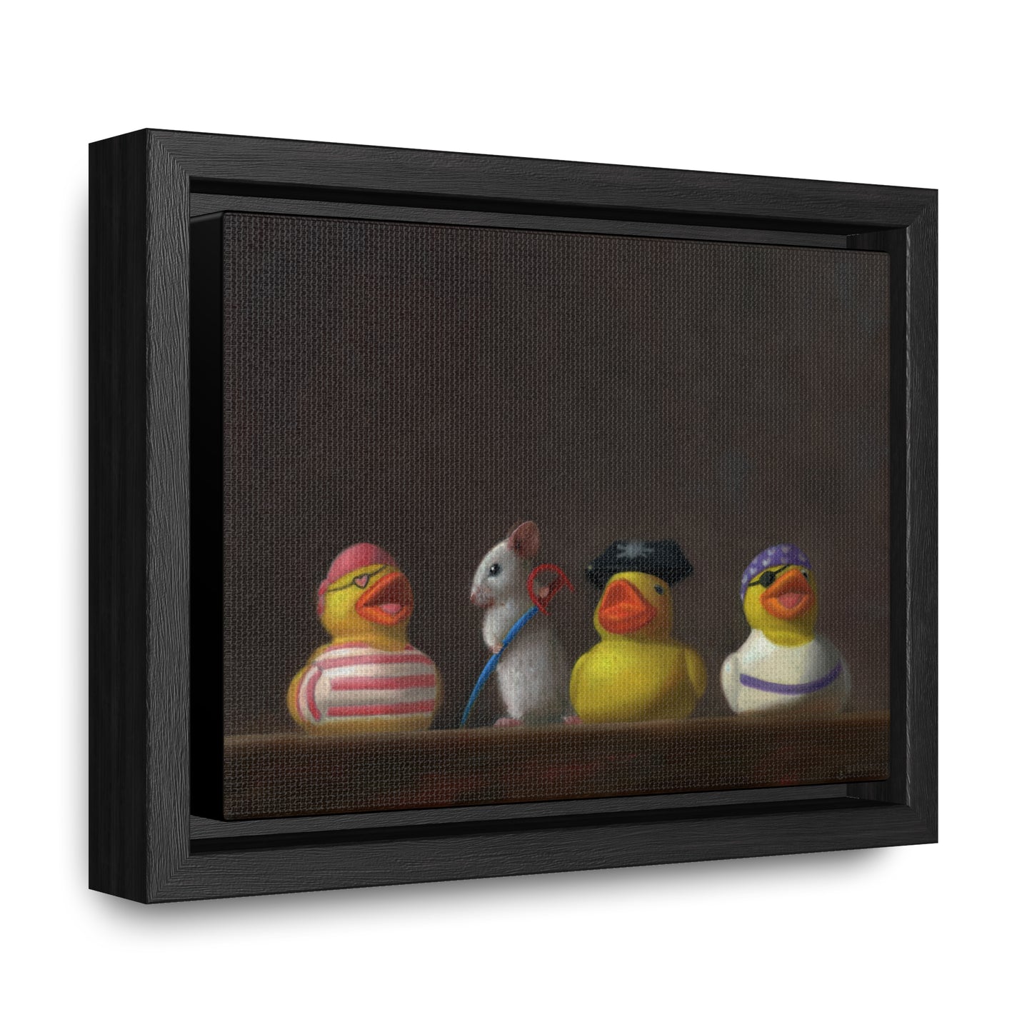 Stuart Dunkel: "Family Portrait: It's a Pirates Life" - Framed Canvas Reproduction