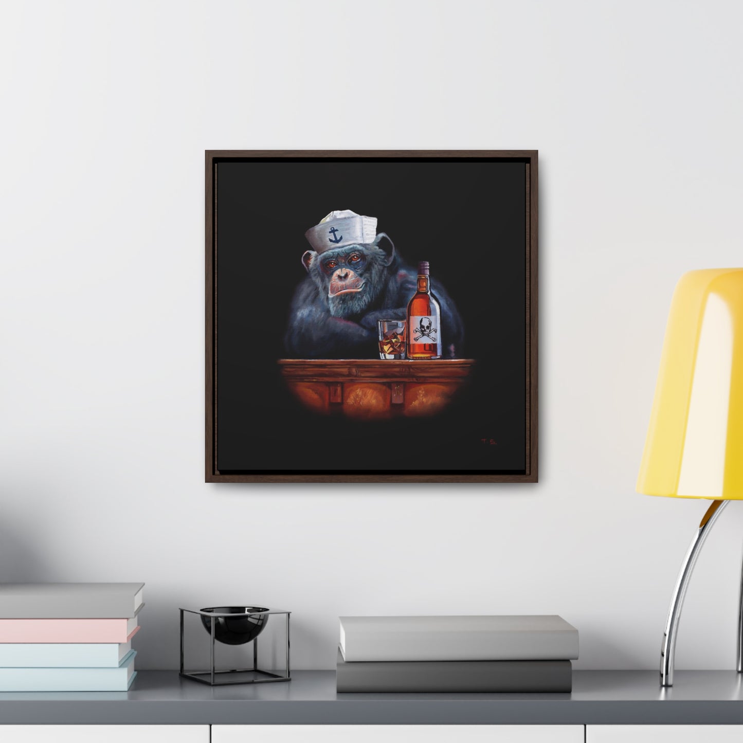 Tony South: "Ahoy" - Framed Canvas Reproduction