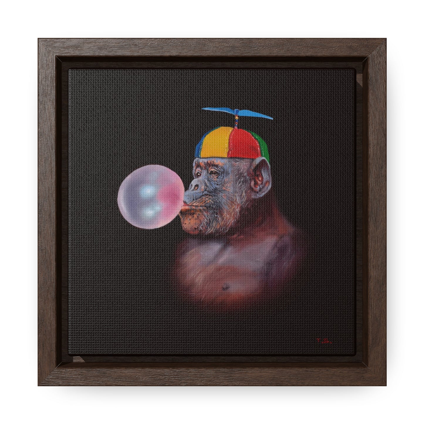 Tony South: "Inflate" - Framed Canvas Reproduction