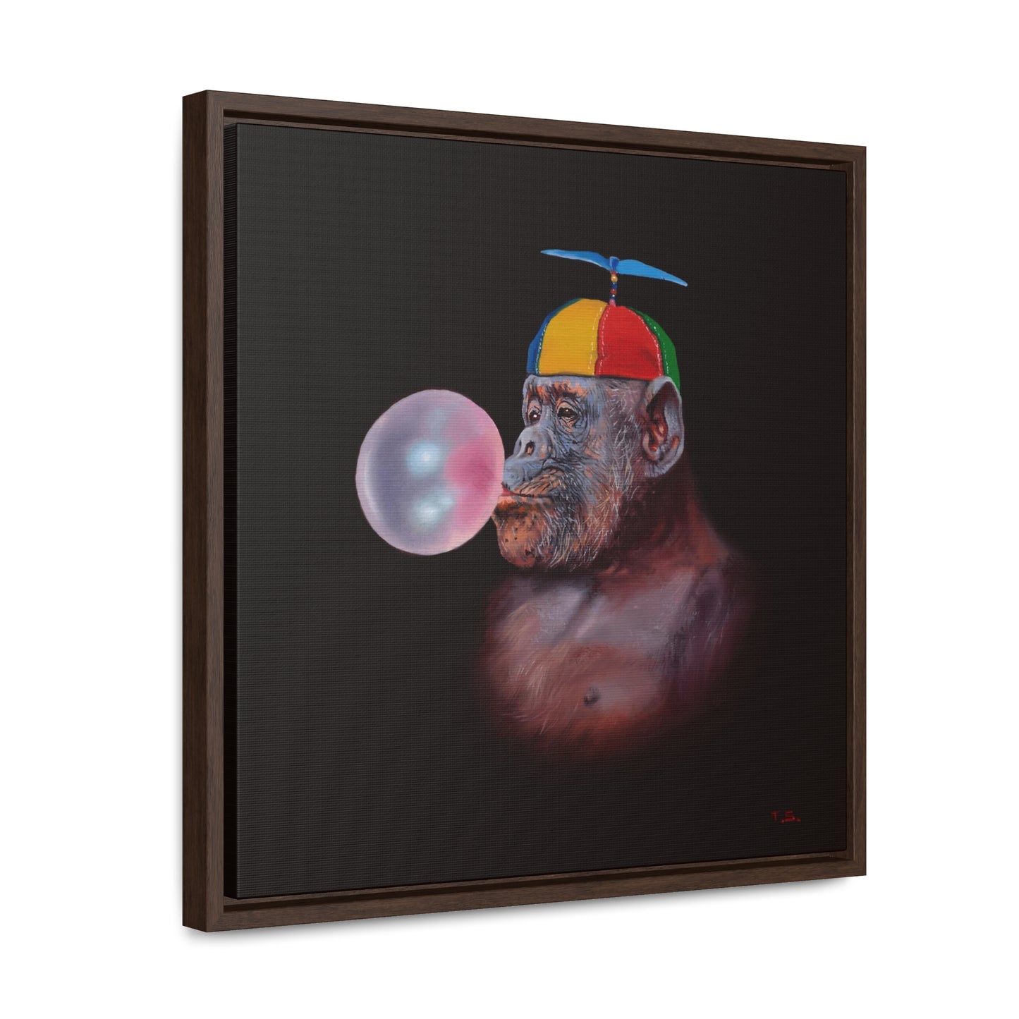 Tony South: "Inflate" - Framed Canvas Reproduction