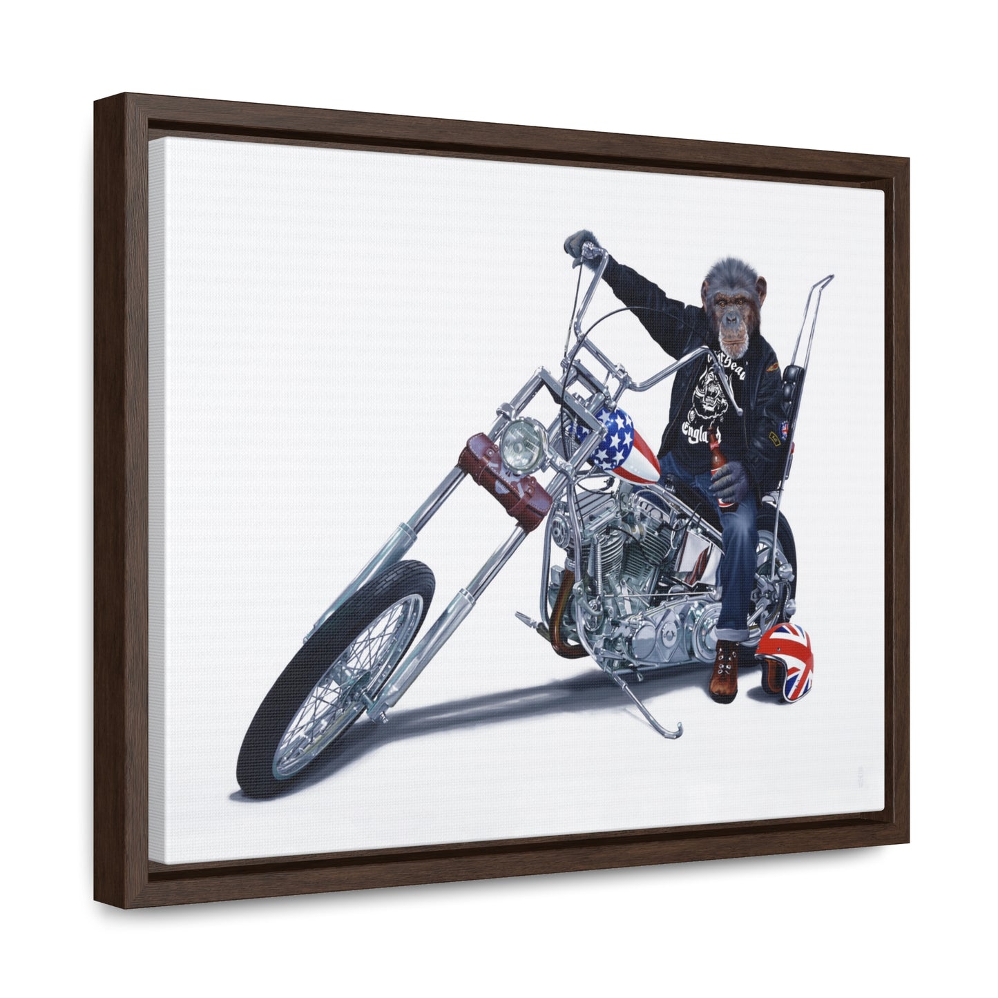 Tony South: "An Englishman in New York" - Framed Canvas Reproduction