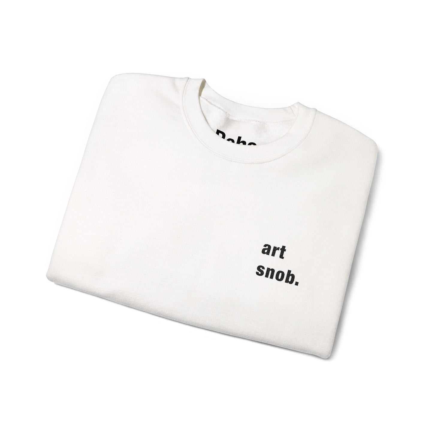 Art Snob Unisex Heavy Blend Crewneck Sweatshirt - Stylish Comfort for Creative Souls