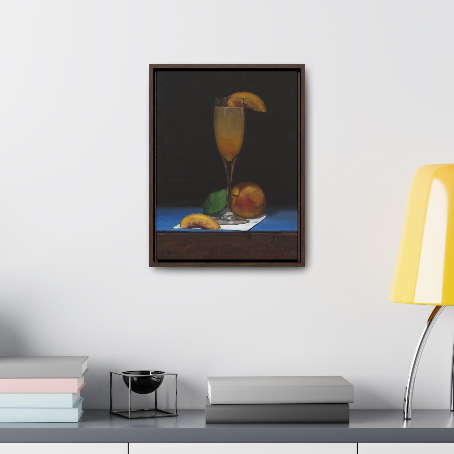 Todd M Casey: "Bellini" - Framed Canvas Reproduction