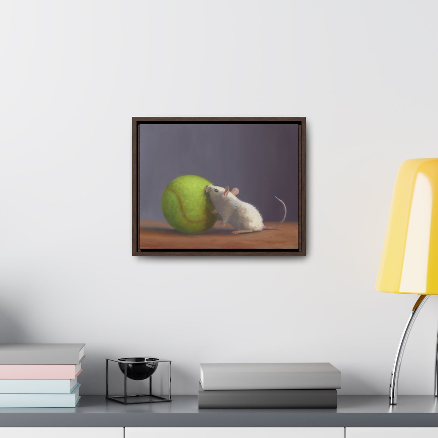 Stuart Dunkel: "Two Love" - Framed Canvas Reproduction