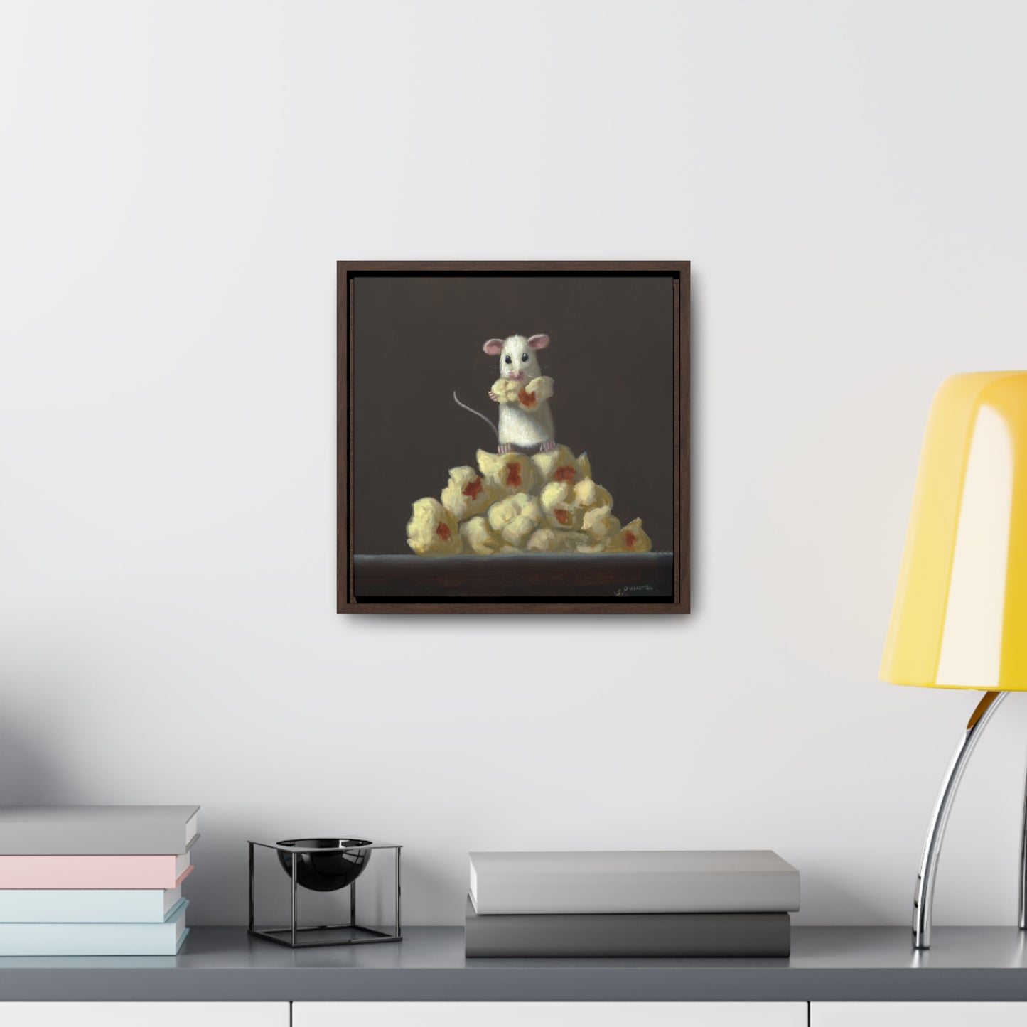 Stuart Dunkel: "More Butter" - Framed Canvas Reproduction