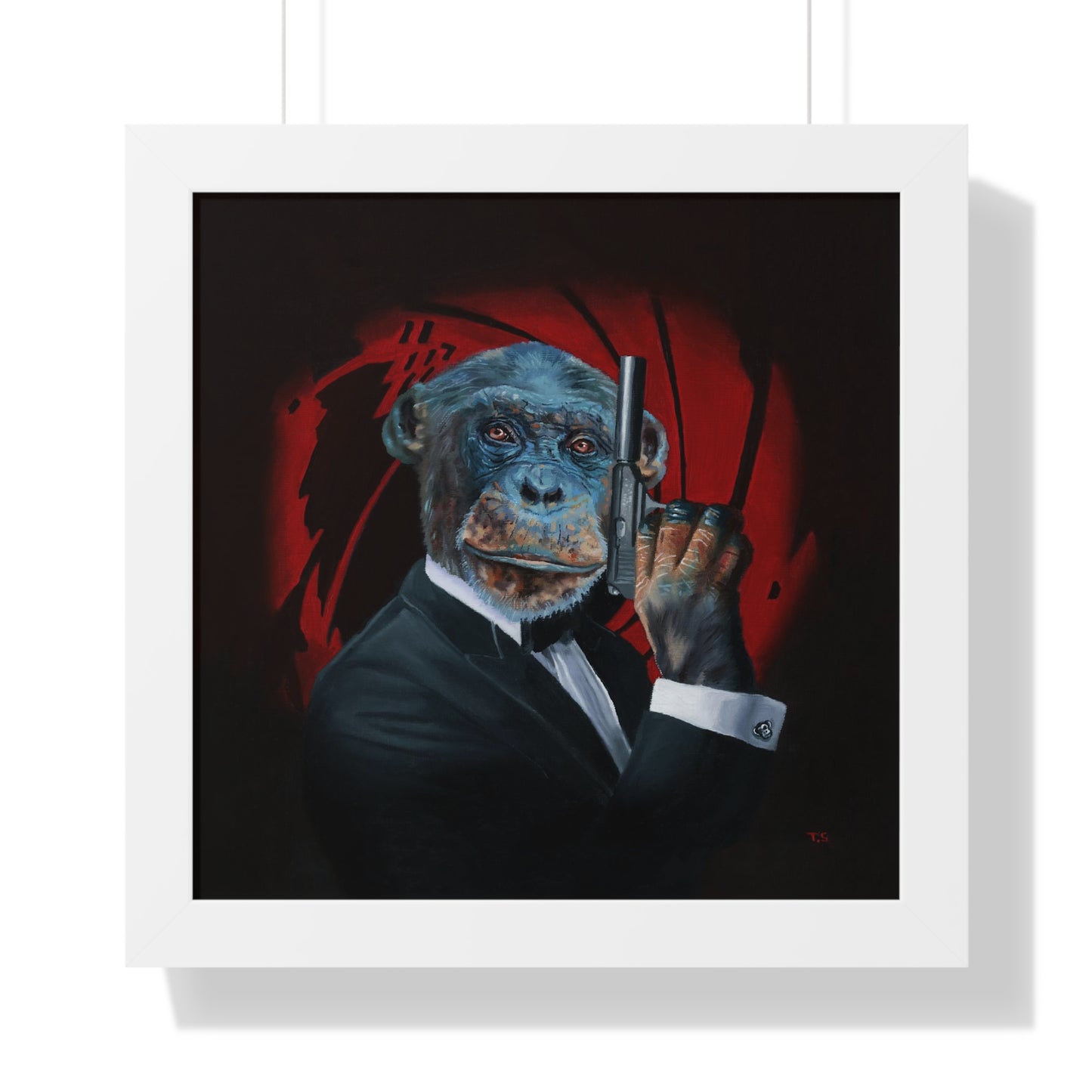 Tony South: "Shaken Not Stirred" Framed Poster