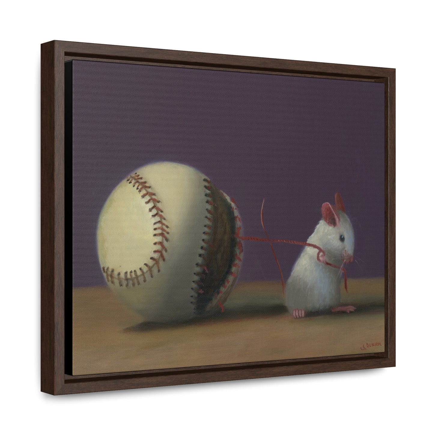 Stuart Dunkel's "Strike One" - Framed Canvas Reproduction