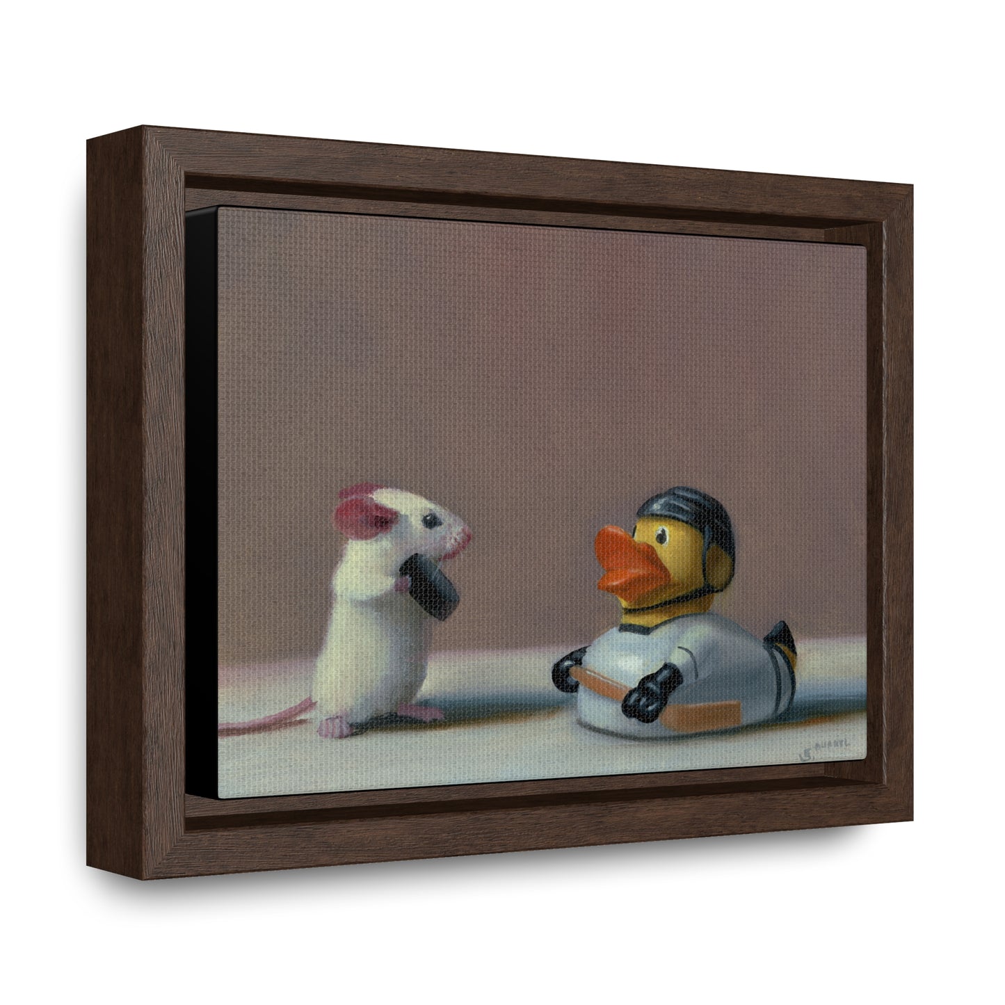 Stuart Dunkel: "Yours" - Framed Canvas Reproduction