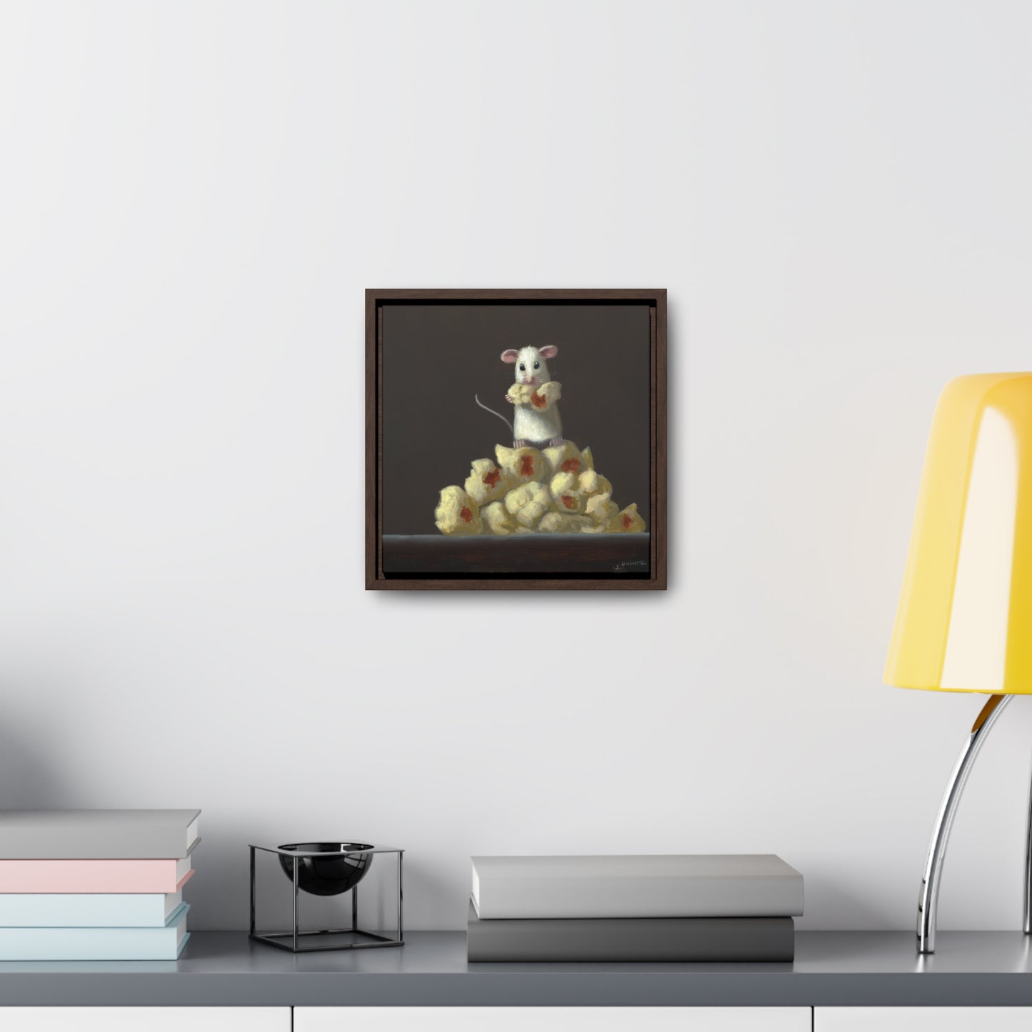 Stuart Dunkel: "More Butter" - Framed Canvas Reproduction