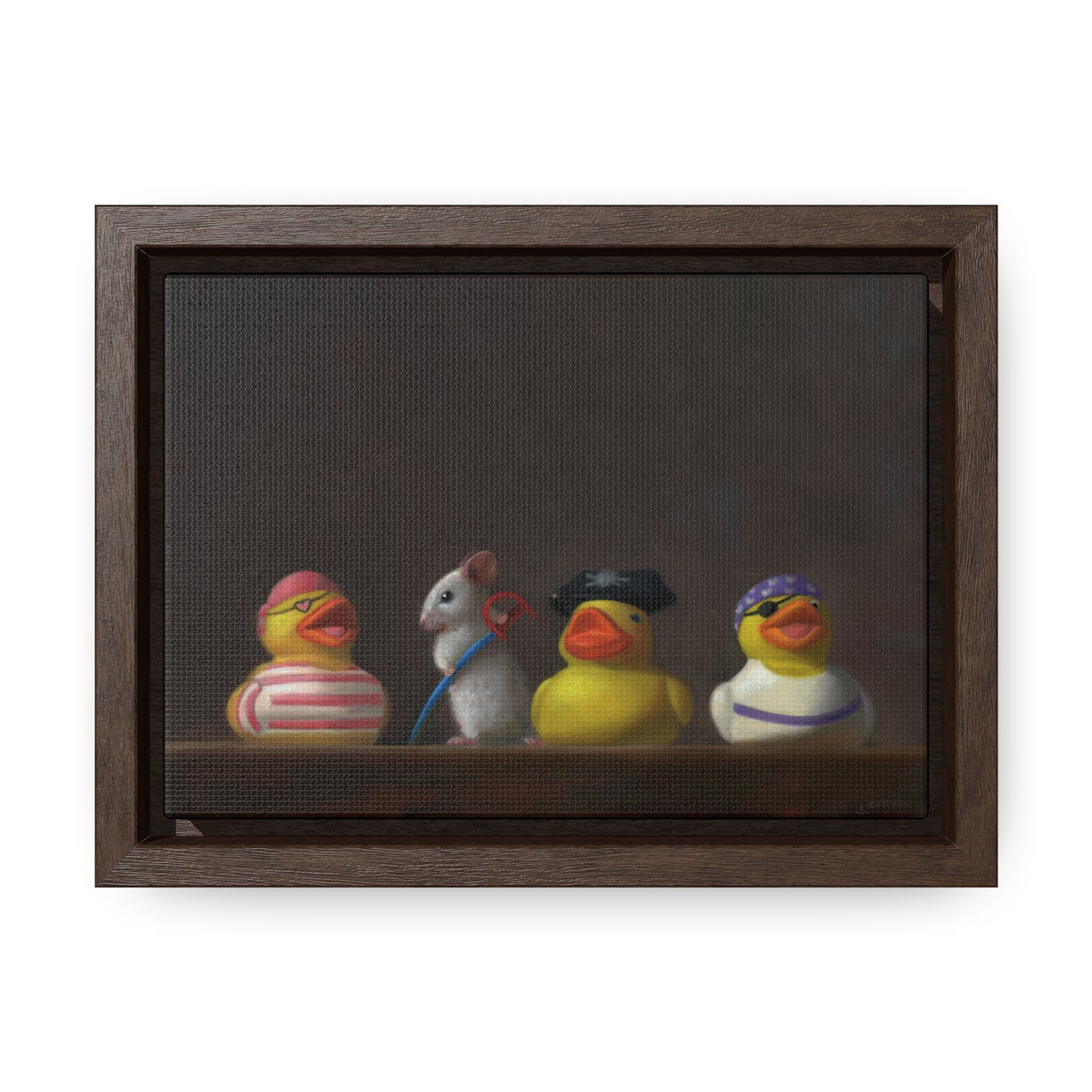 Stuart Dunkel: "Family Portrait: It's a Pirates Life" - Framed Canvas Reproduction