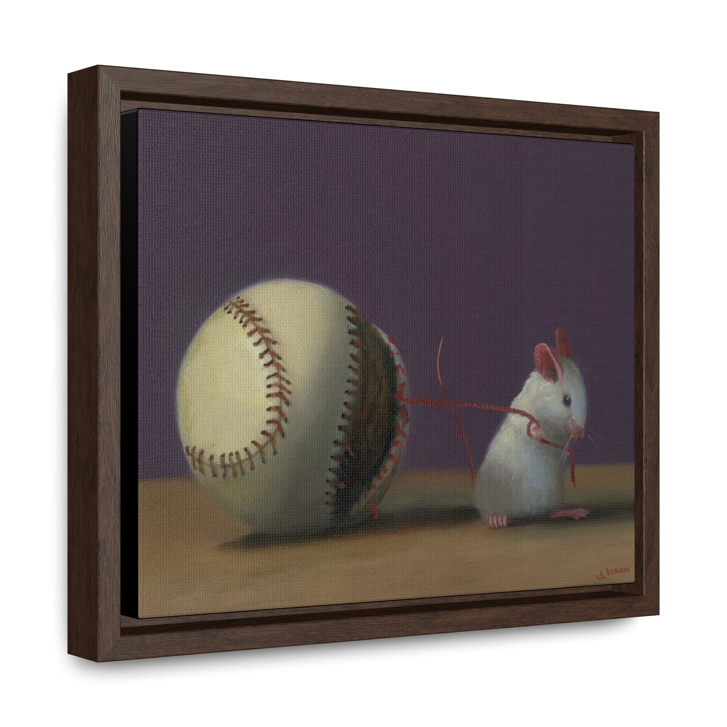 Stuart Dunkel's "Strike One" - Framed Canvas Reproduction