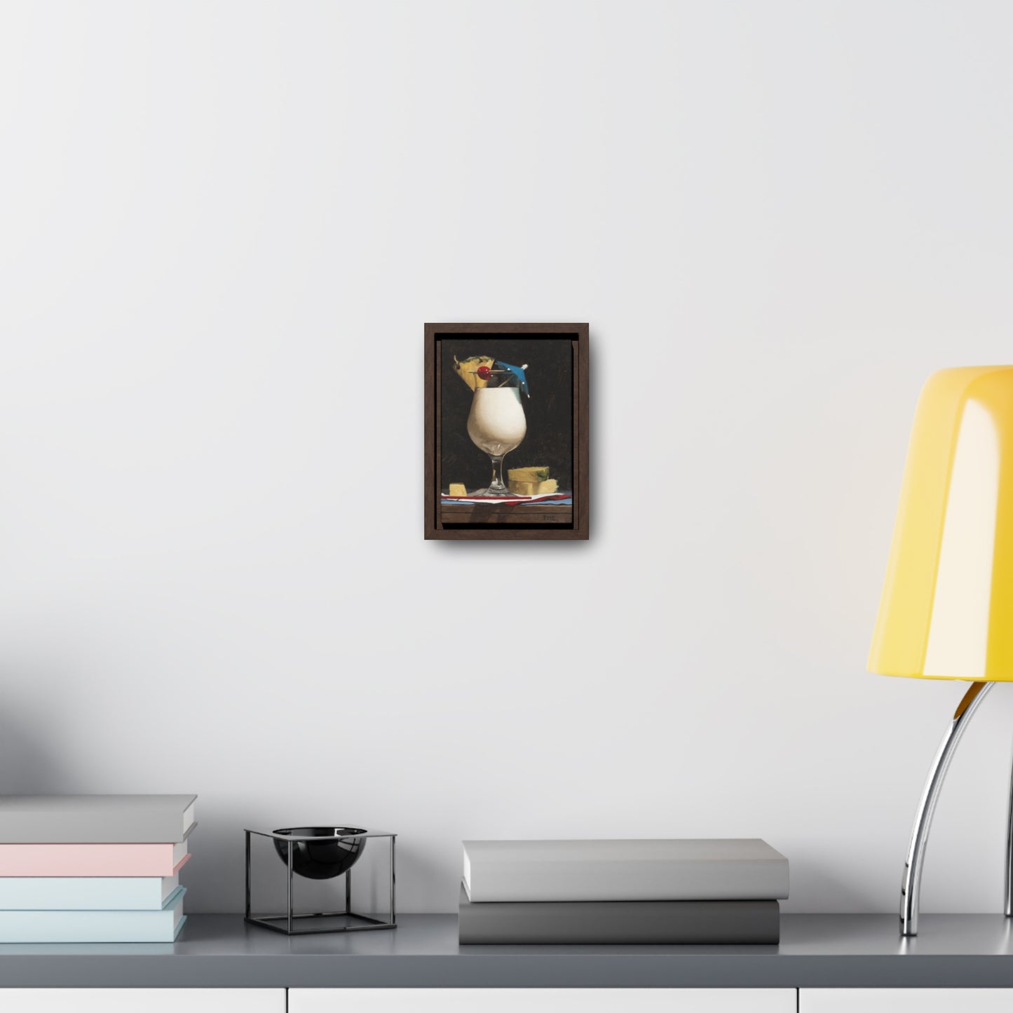 Todd M. Casey: "Piña Colada" - Framed Canvas Reproduction