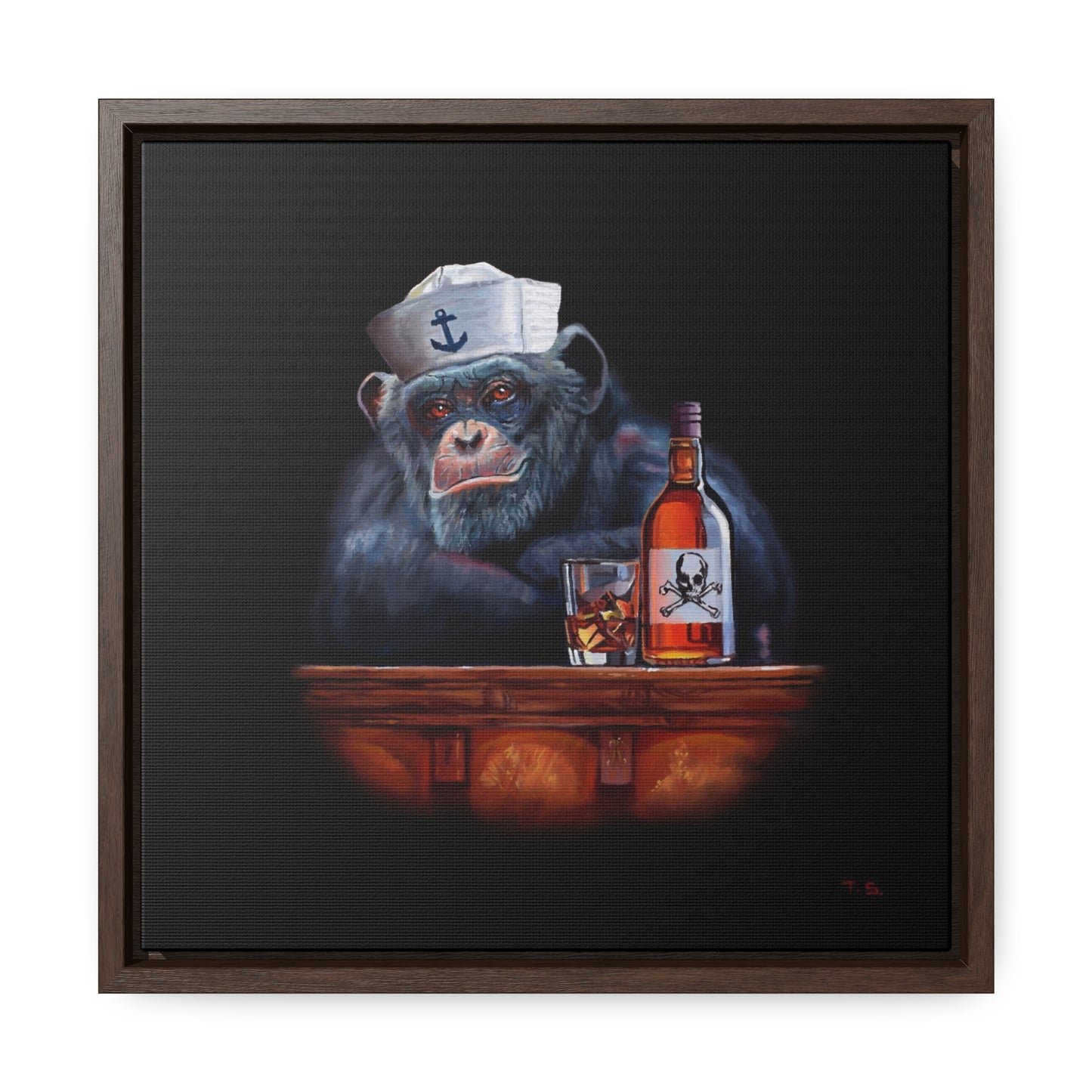Tony South: "Ahoy" - Framed Canvas Reproduction