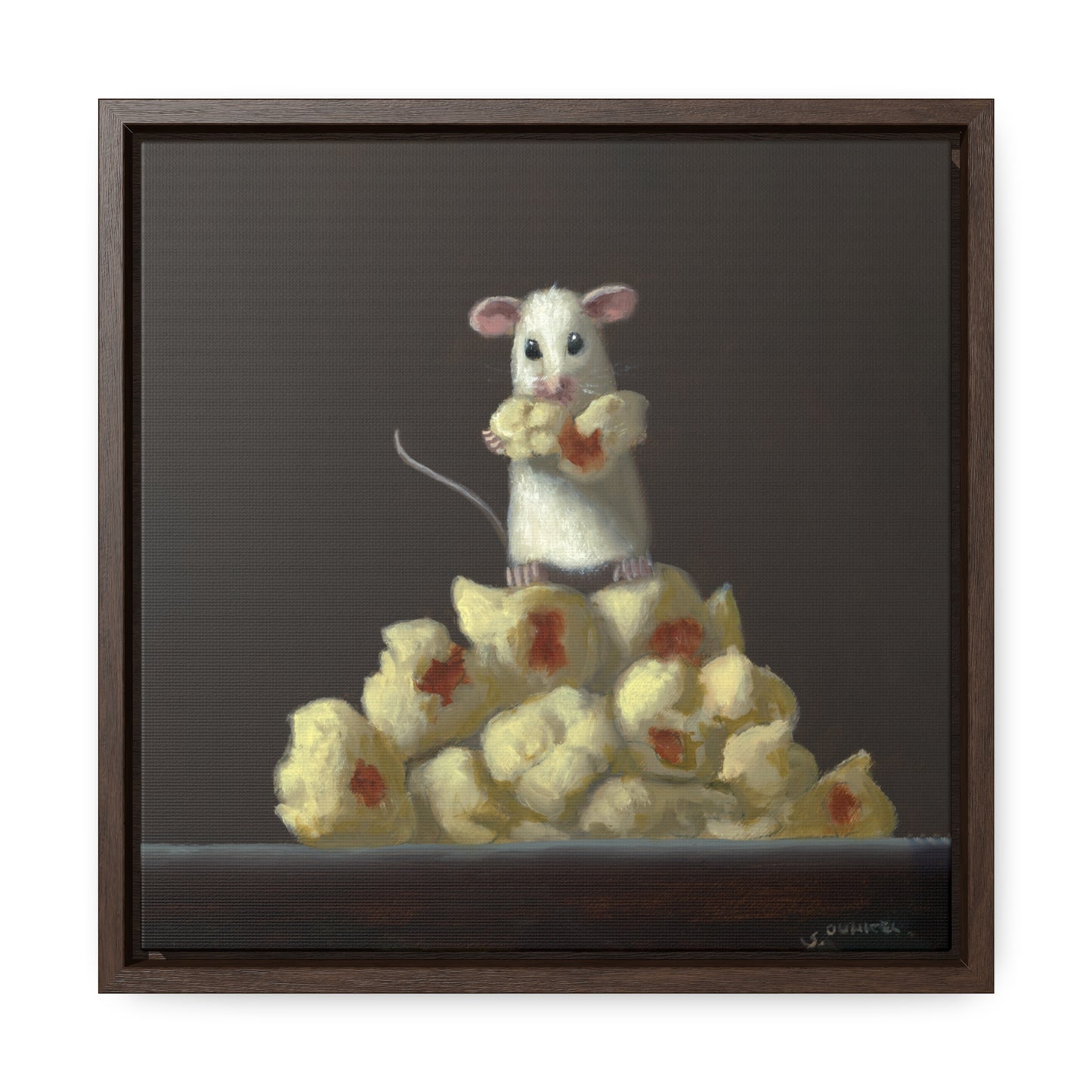 Stuart Dunkel: "More Butter" - Framed Canvas Reproduction