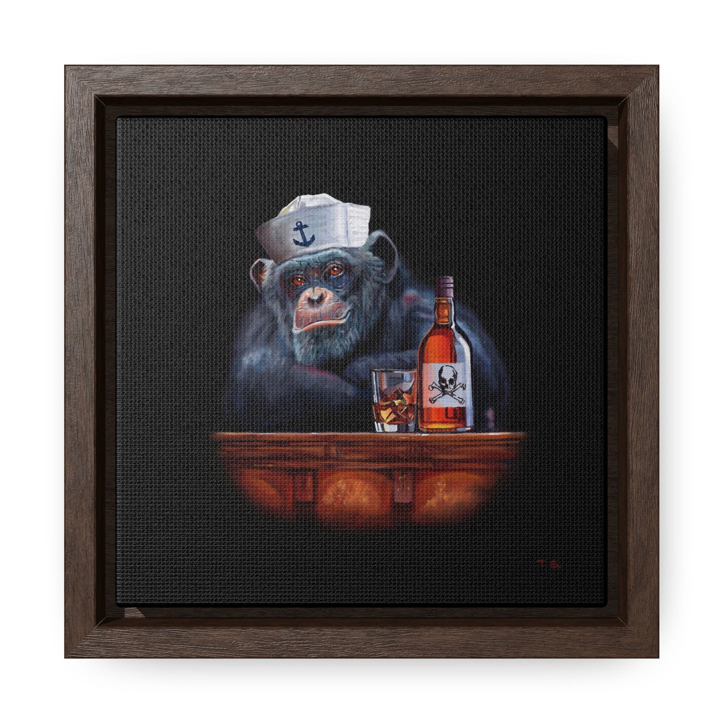 Tony South: "Ahoy" - Framed Canvas Reproduction