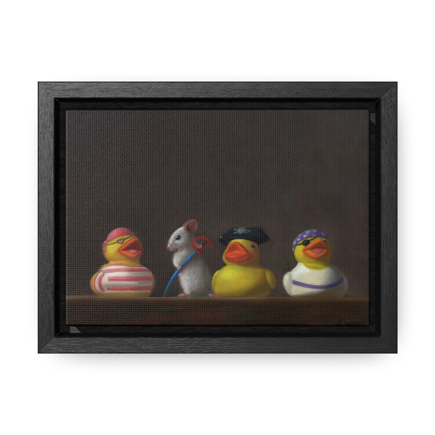 Stuart Dunkel: "Family Portrait: It's a Pirates Life" - Framed Canvas Reproduction