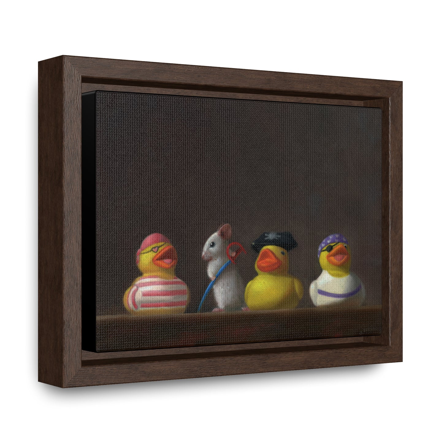 Stuart Dunkel: "Family Portrait: It's a Pirates Life" - Framed Canvas Reproduction