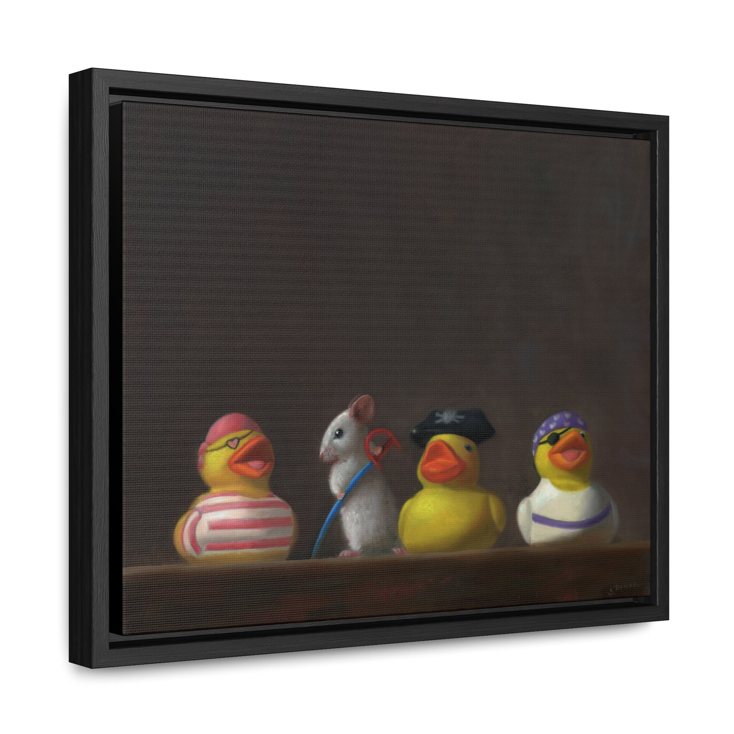 Stuart Dunkel: "Family Portrait: It's a Pirates Life" - Framed Canvas Reproduction
