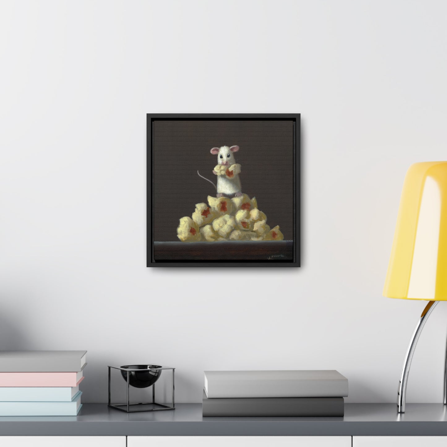 Stuart Dunkel: "More Butter" - Framed Canvas Reproduction