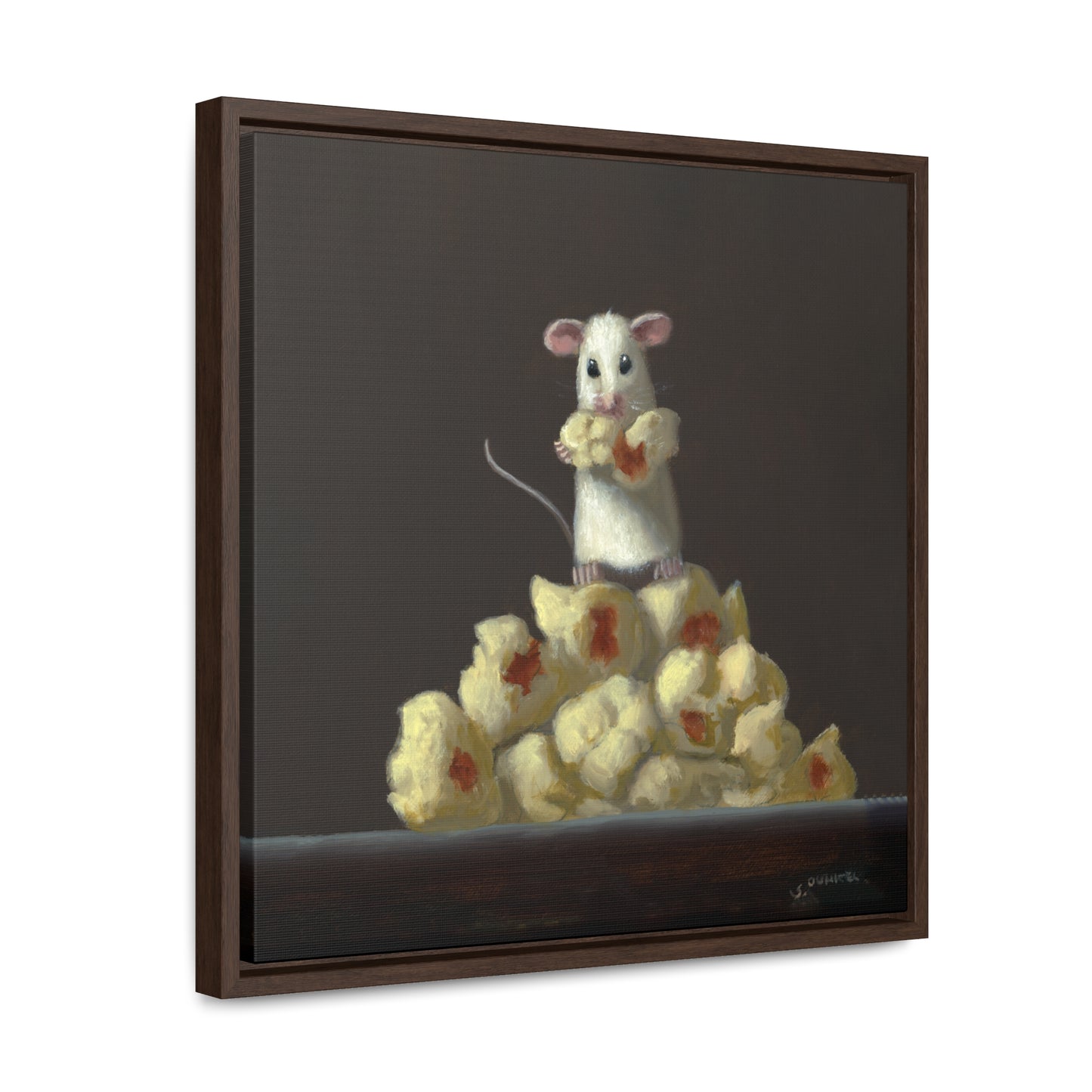 Stuart Dunkel: "More Butter" - Framed Canvas Reproduction
