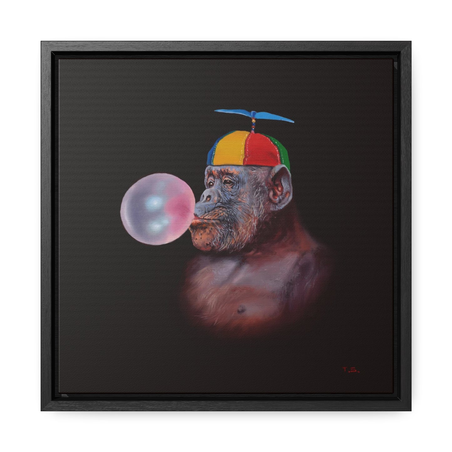 Tony South: "Inflate" - Framed Canvas Reproduction
