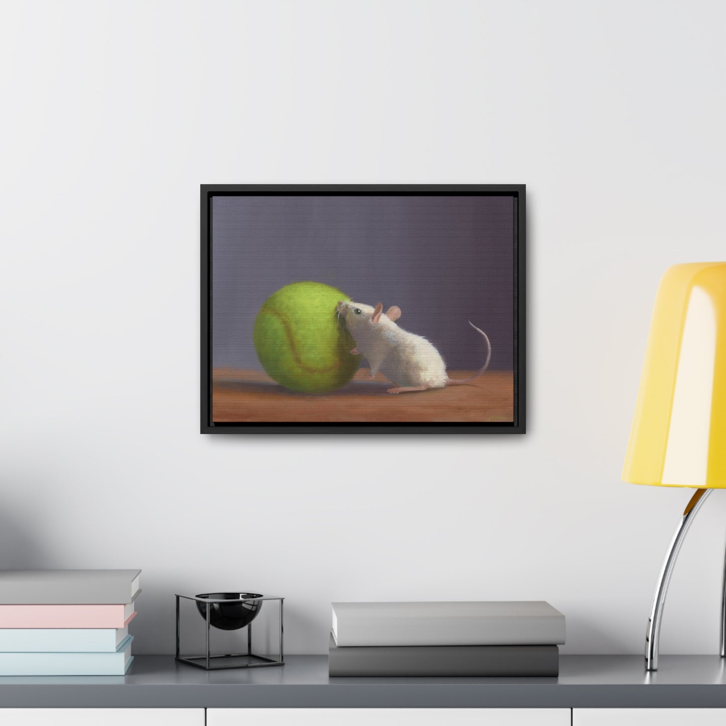 Stuart Dunkel: "Two Love" - Framed Canvas Reproduction