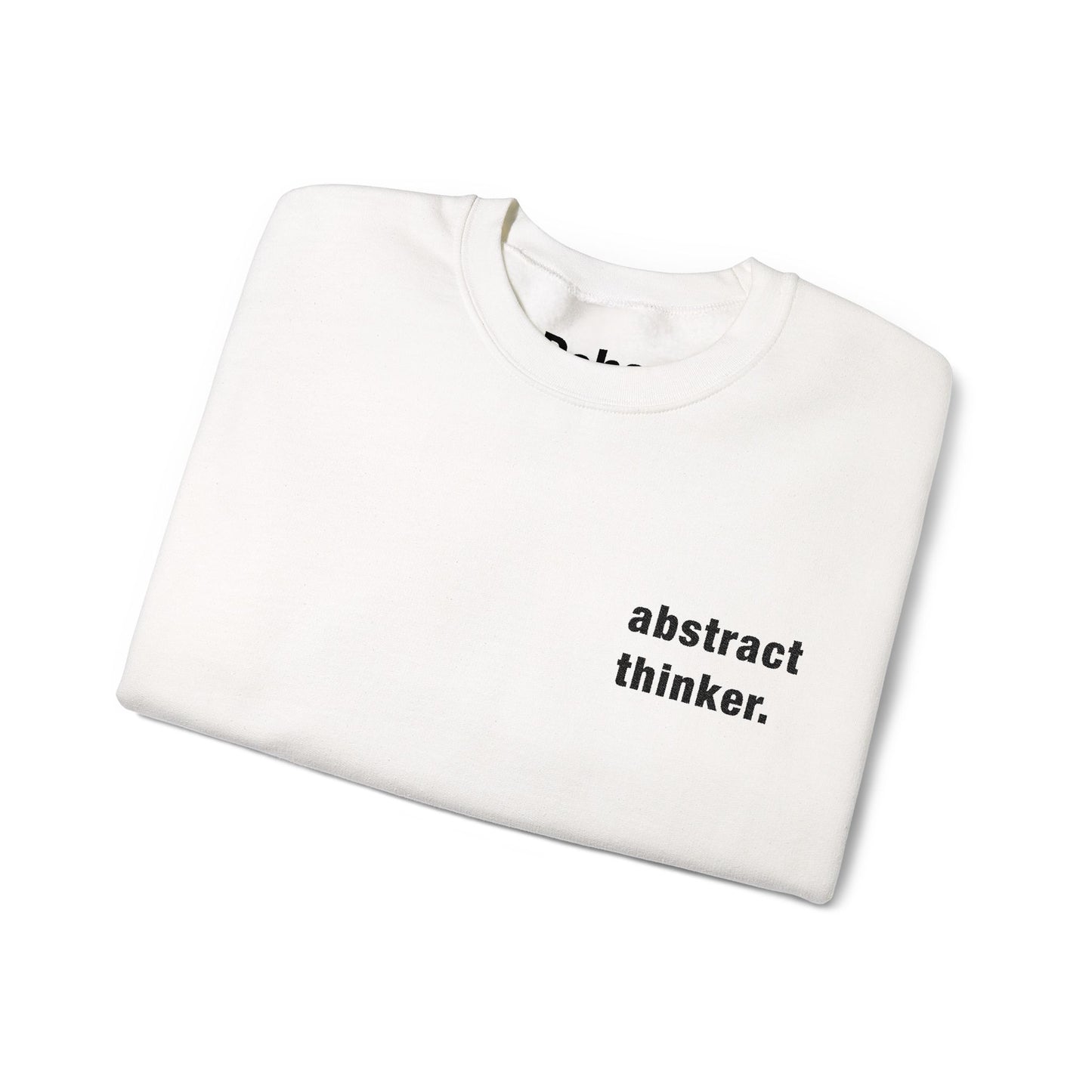 Abstract Thinker Unisex Crewneck Sweatshirt - Casual Comfort for Creative Minds