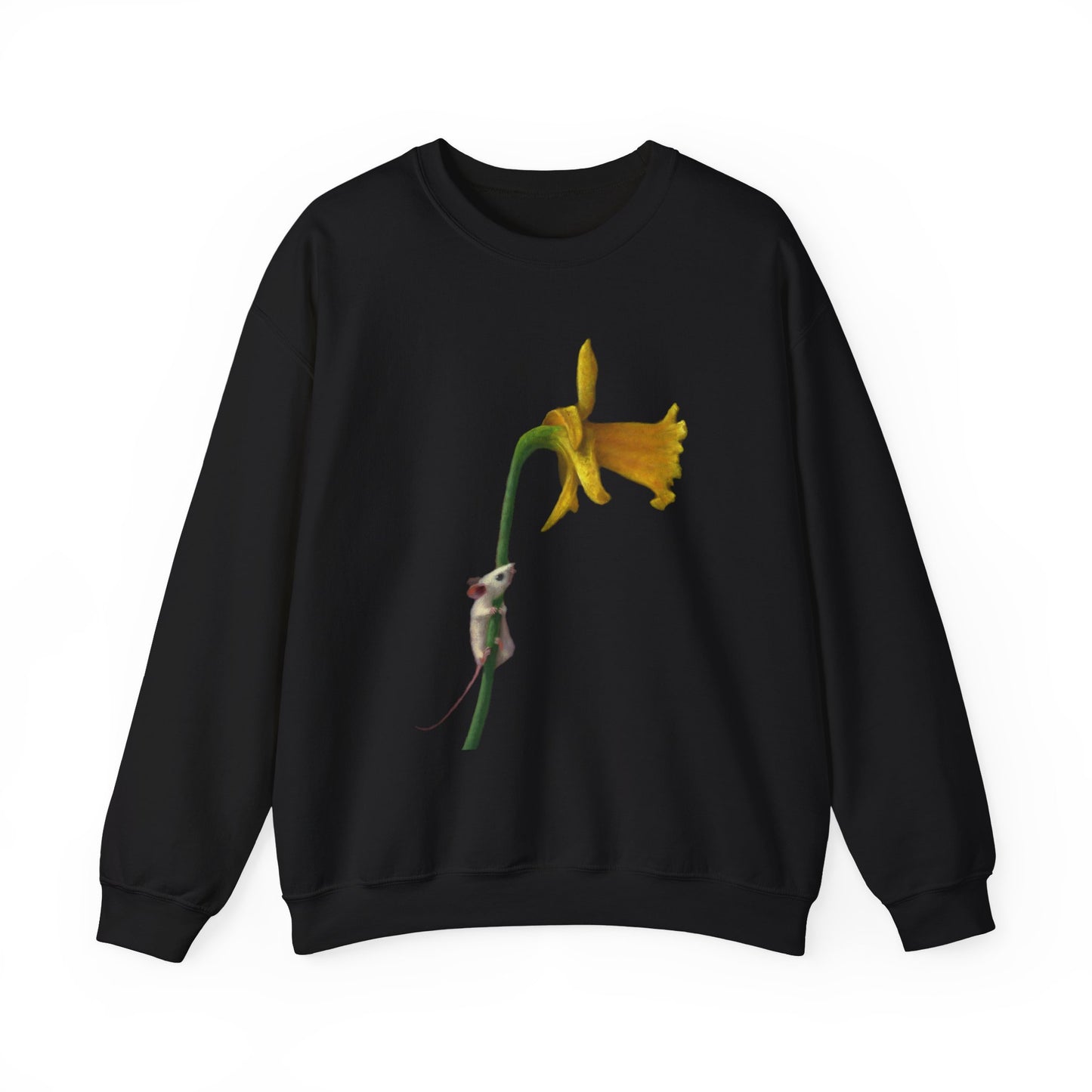 Stuart Dunkel: "Curious Yellow" Crewneck Sweatshirt